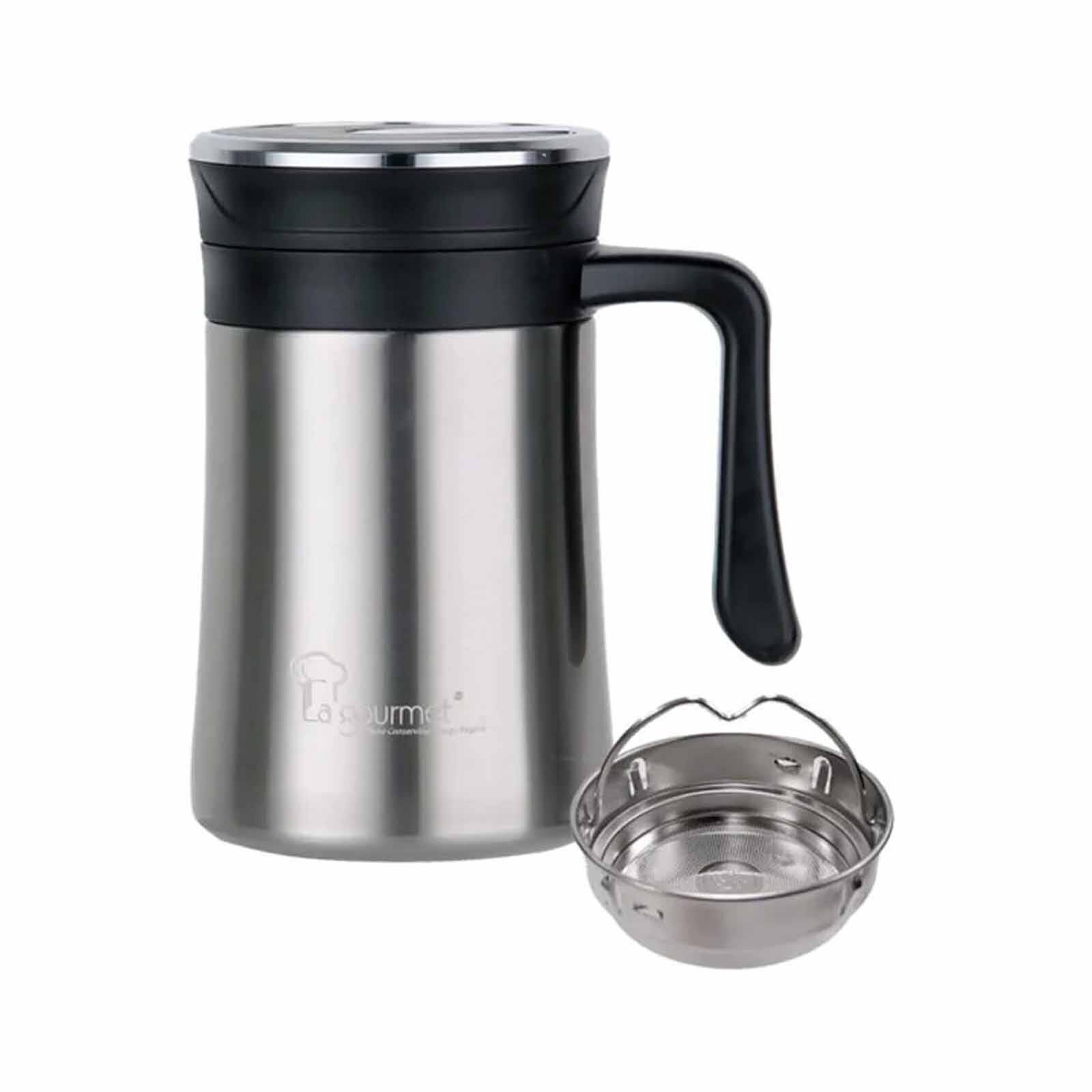 LA GOURMET Classic 500ml Mug W Strainer LGCC350879