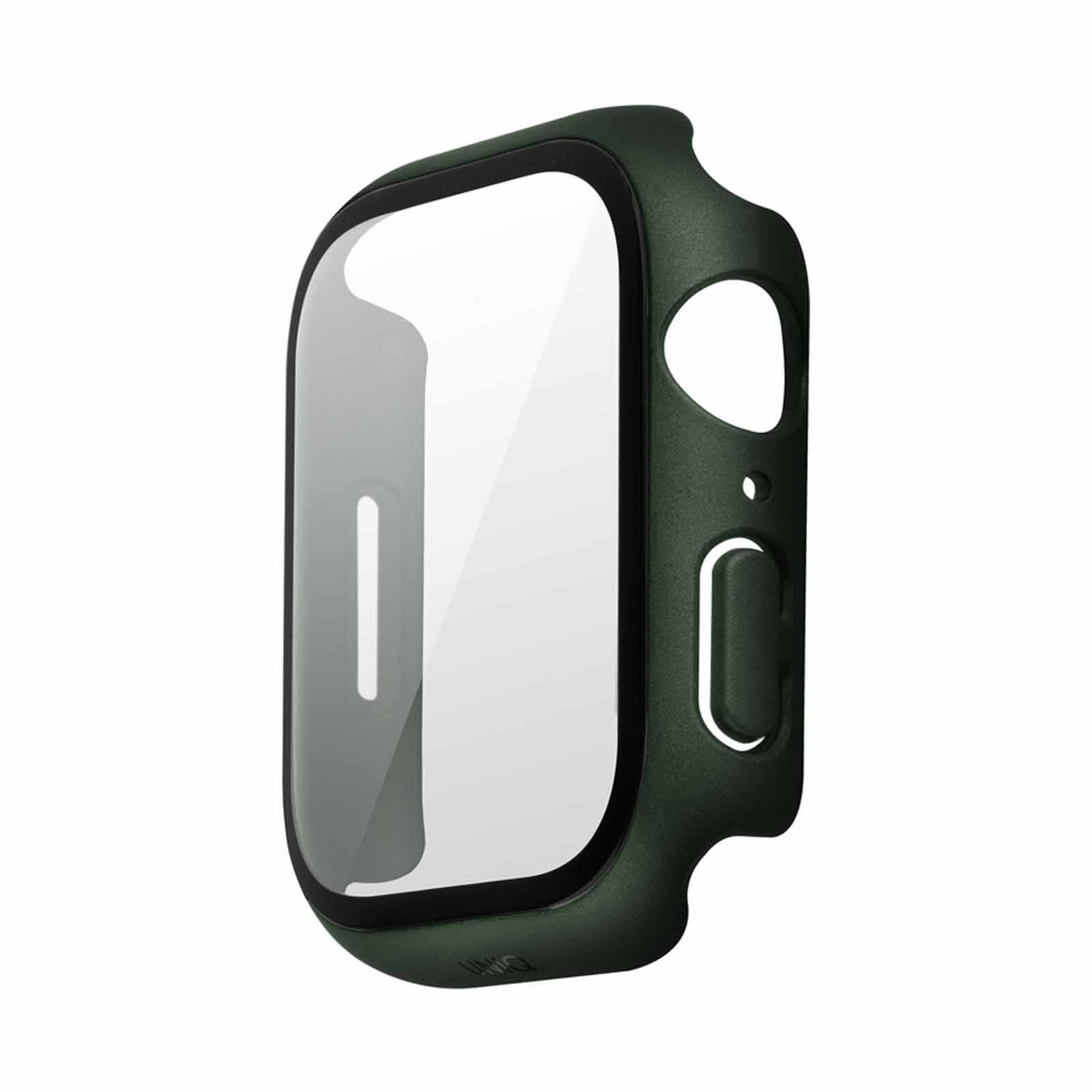 UNIQ Legion Watch Case With 9h Tempered Glass Screen Protection 45mm - Hunter (green) UNIQ-45MM-LEGNGRN