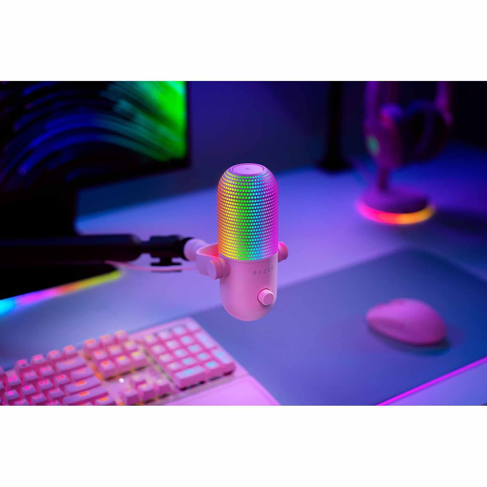 RAZER Seiren V3 Chroma - Rgb Usb Microphone-quartz RZ19-05060300-R3M1-image 3