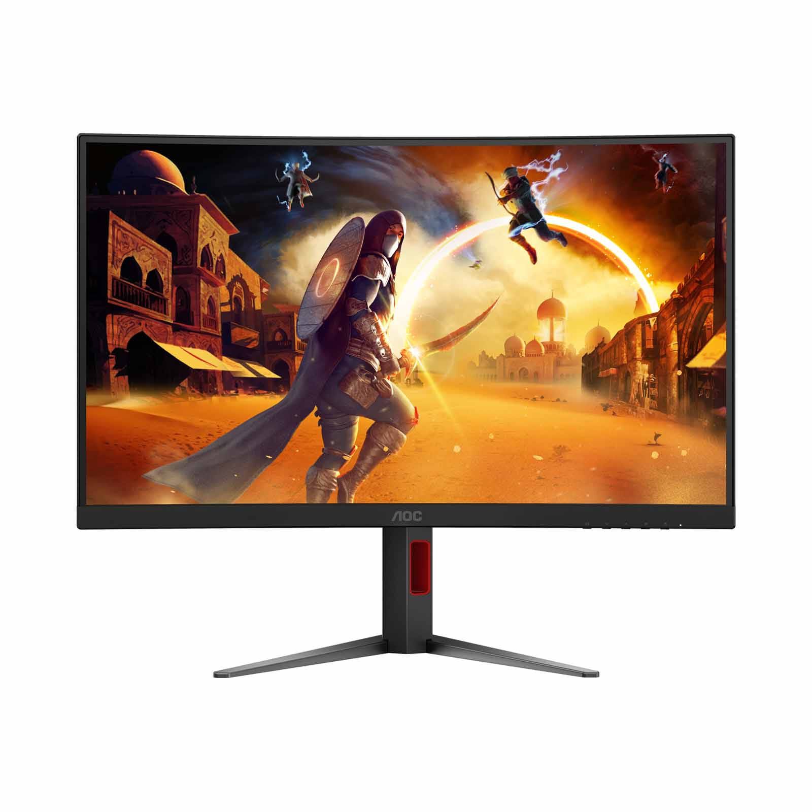 AOC 27 Inch Va Curved 1500r Qhd Adaptive Sync Monitor PHI-CQ27G4-image 1