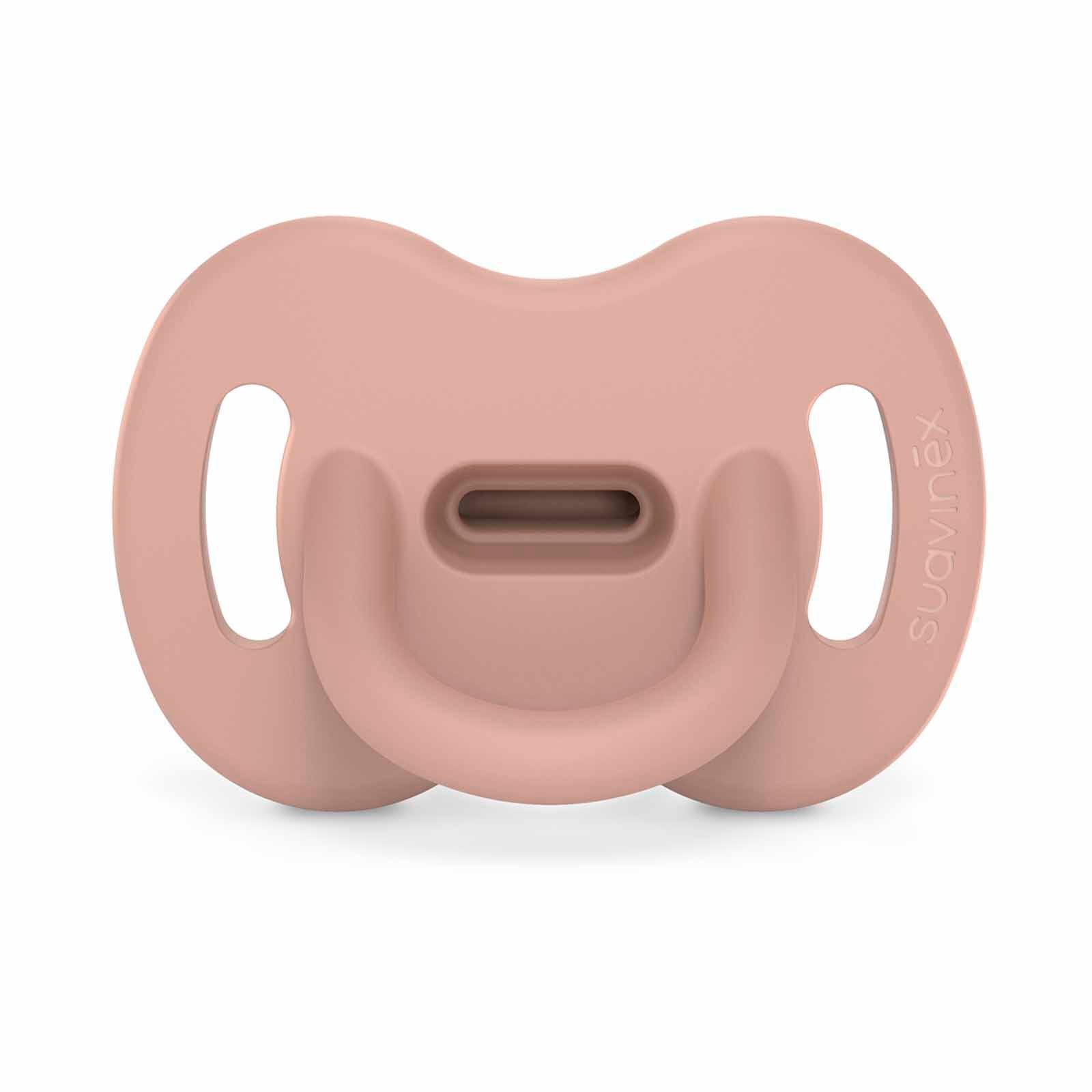 SUAVINEX Smoothie Ultra Light All Silicone Soother With Sx Pro Physiological Teat 6-18m - Colour Essence Nude SMOOTHIE ULTRA LIGHT