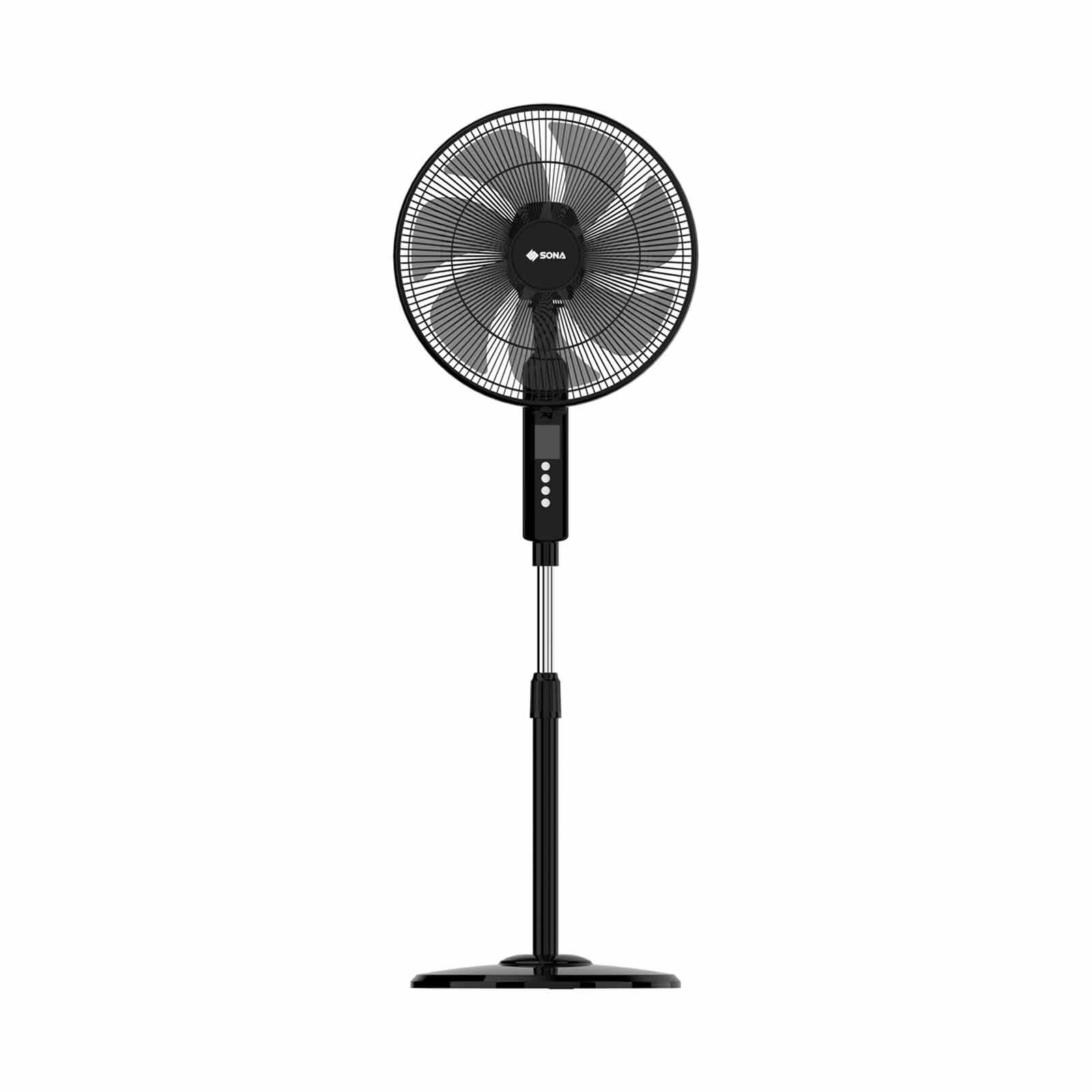 SONA 16 In Dc Stand Fan With Remote Control-black Col SFS1164DC-image 1