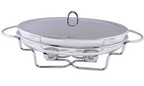 GMI Glass Food Warmer Oval K300