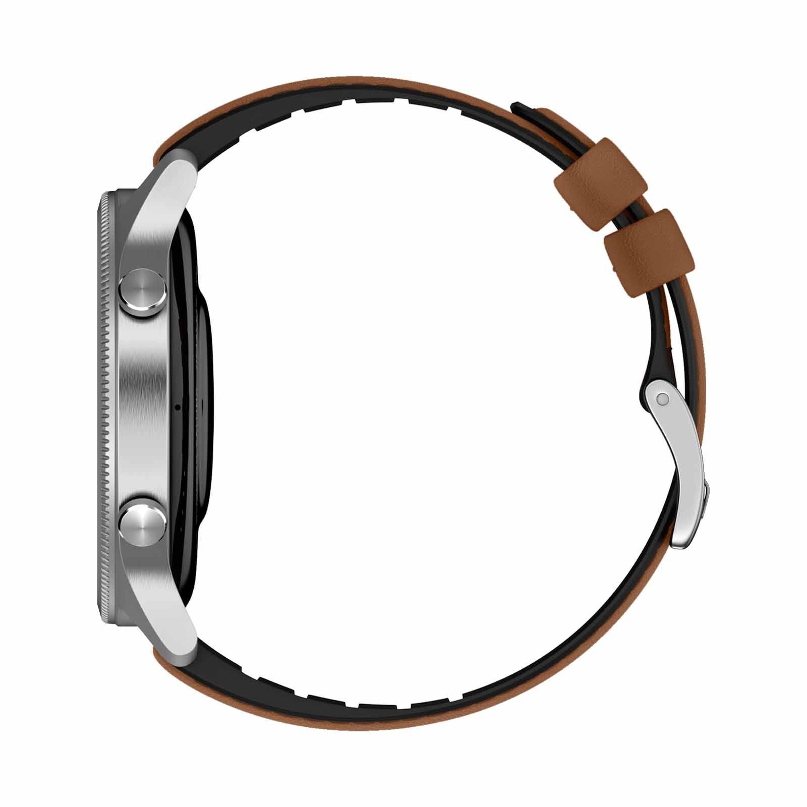 NOISE Noisefit Halo Smartwatch - Vintage Brown WRB-SW-HALO-LTHR-BRN_SLVR-image 6