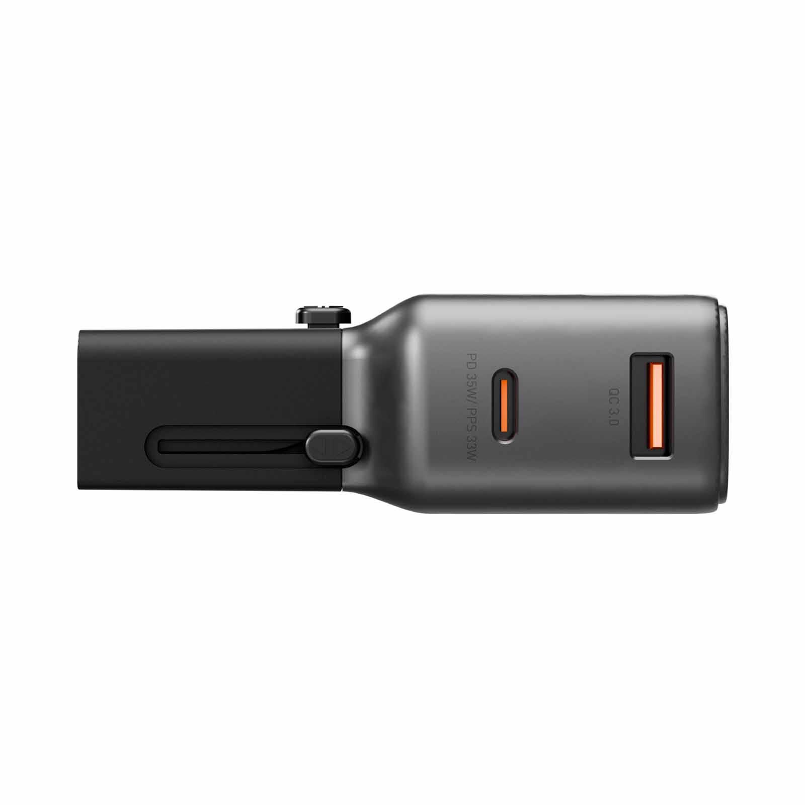 ENERGEA Travelgo Adapter 35, 1a1c 35w - Gunmetal Black TGA-35-GUN-image 3