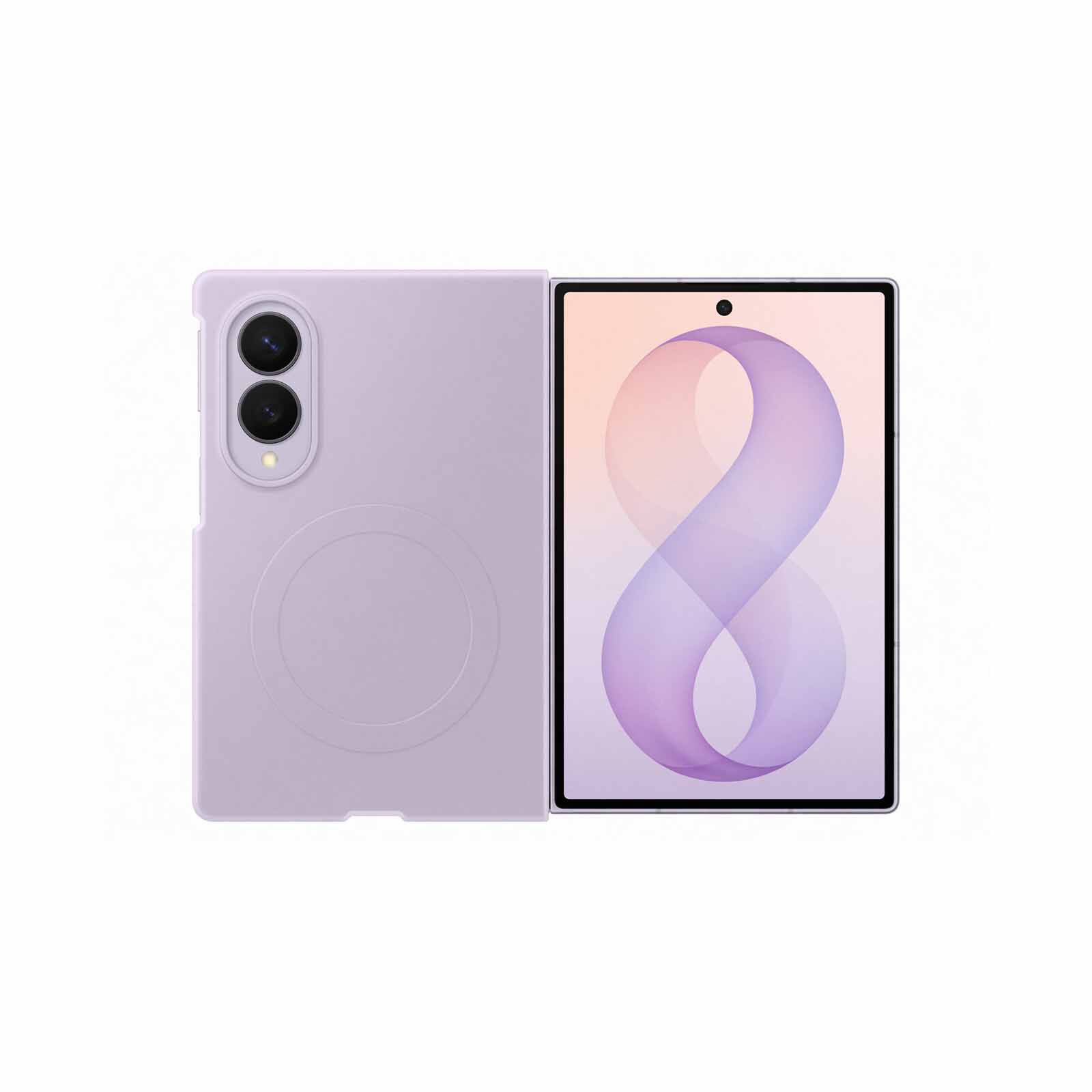 SAMSUNG Galaxy Z Fold8 Silicone Magnet Case Lavender EF-EF971CVEGWW-image 1
