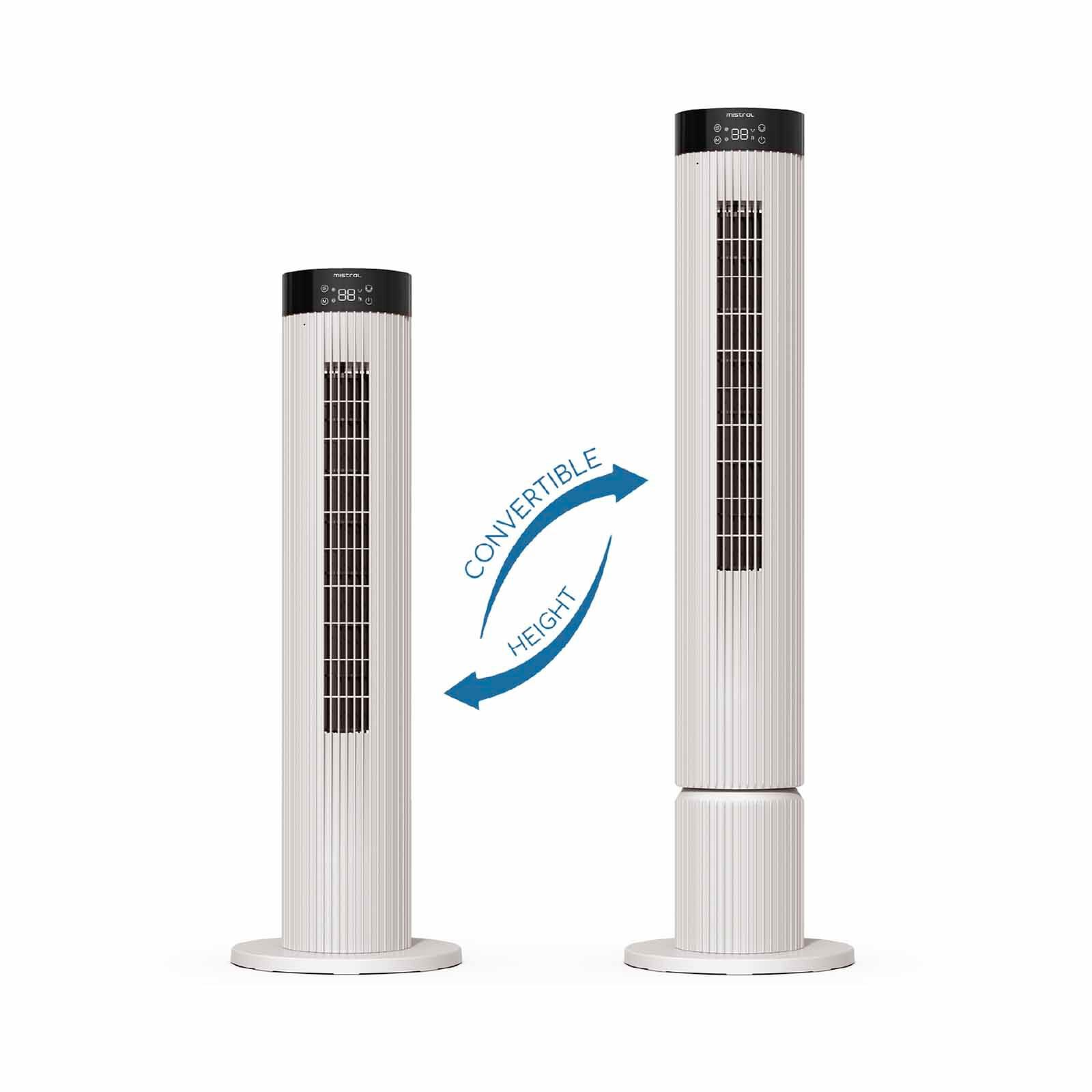 MISTRAL 43 In Dc Tower Fan With Wifi And Remote Control MFD4389DRW-GR-image 4