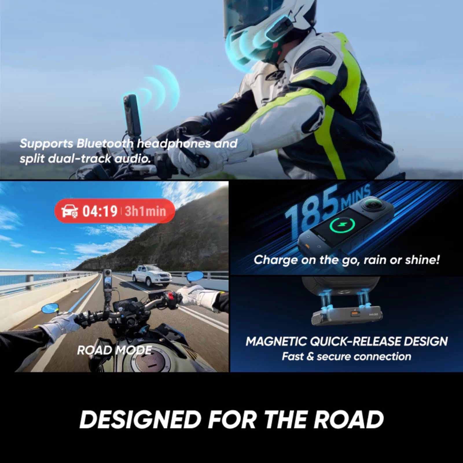 INSTA360 X5 Cycling Bundle (x5 Standard Bundle, Bike Kit, 128gb) X511-image 4