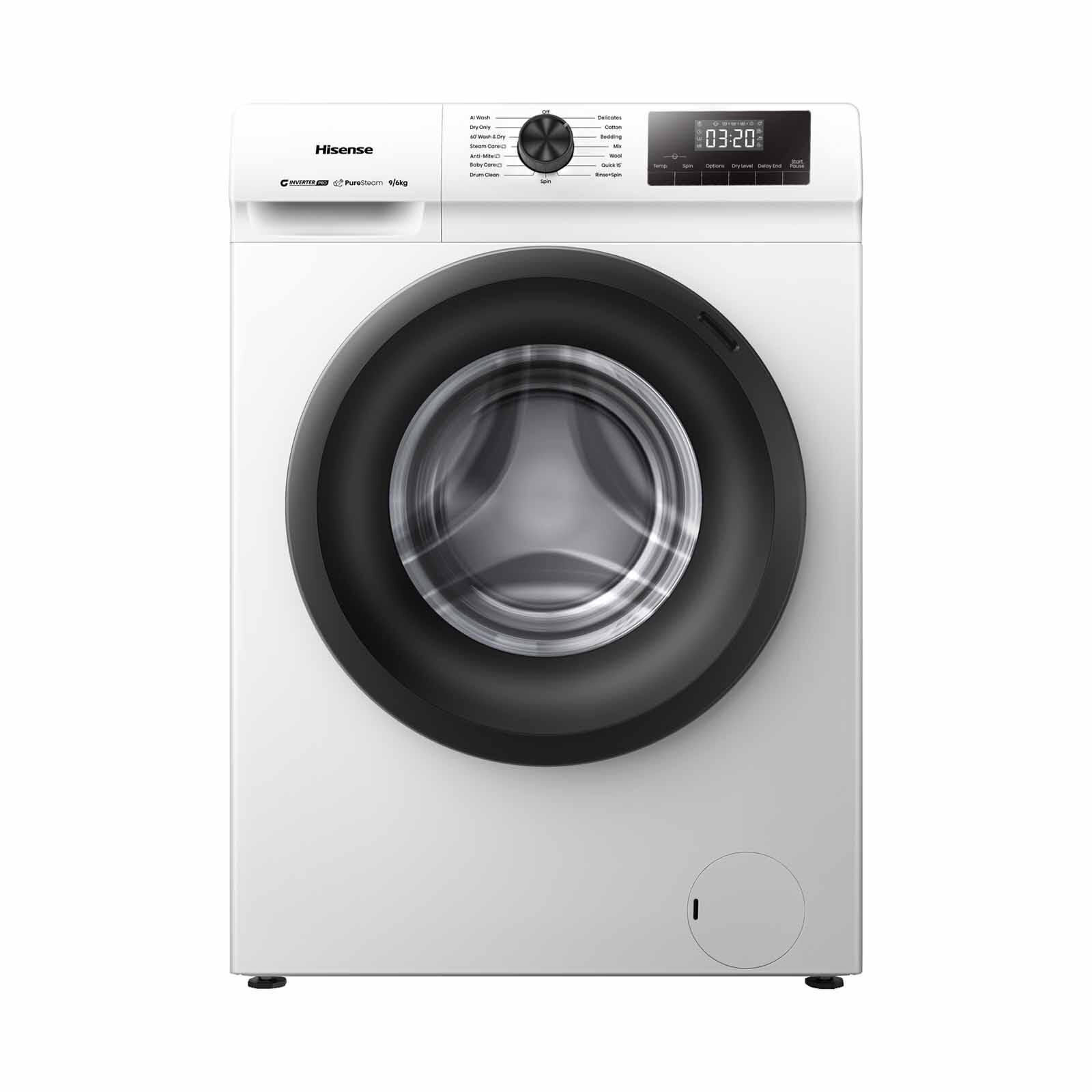 HISENSE Front Load Washer/dryer (9kg/6kg) WD90N1-image 1