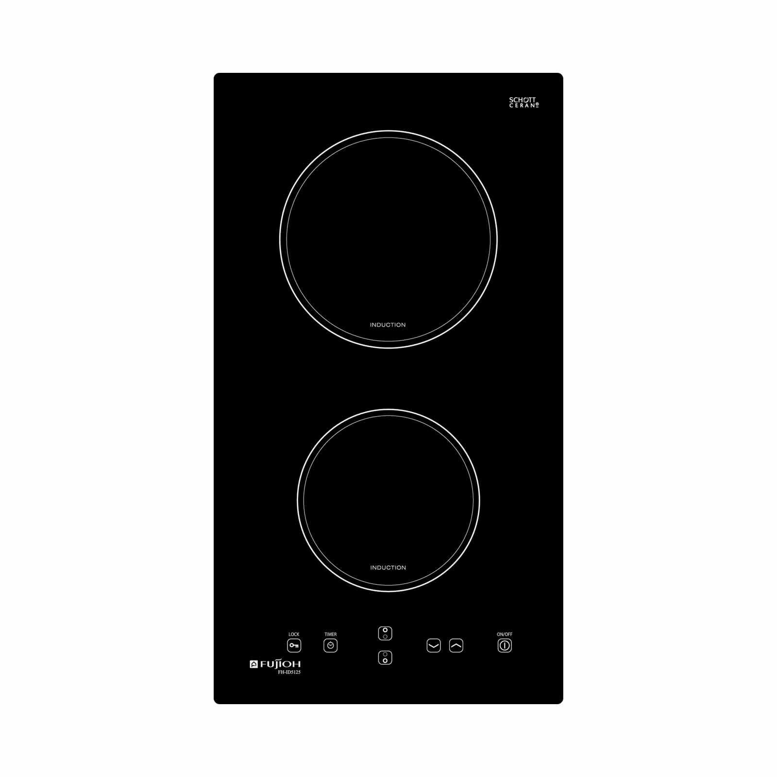 FUJIOH 30cm 2 Zone Induction Hob (exclude Installation) FH-ID5125