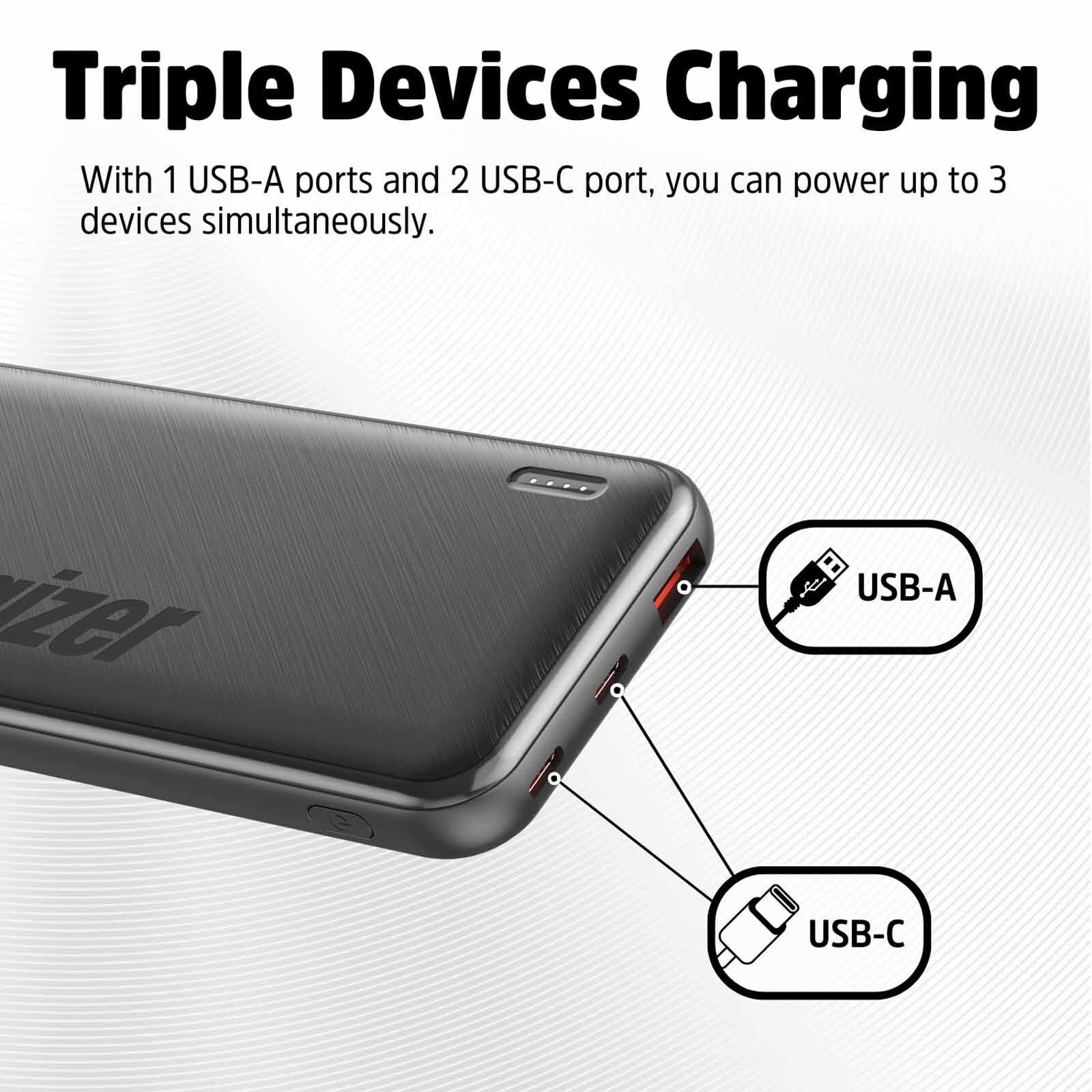 ENERGIZER Power Bank 10000mah Fast Charging Black UE10055PQ-image 9