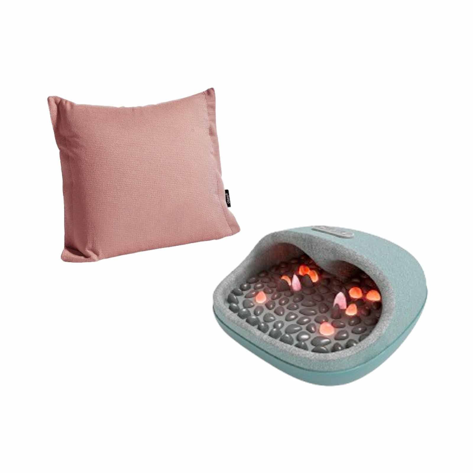 OSIM Upebble Foot Reflexology Massager + Ucozy Cushion (pink) Multi-functional Massage Cushion OS-3261 + OS-2252B-image 1