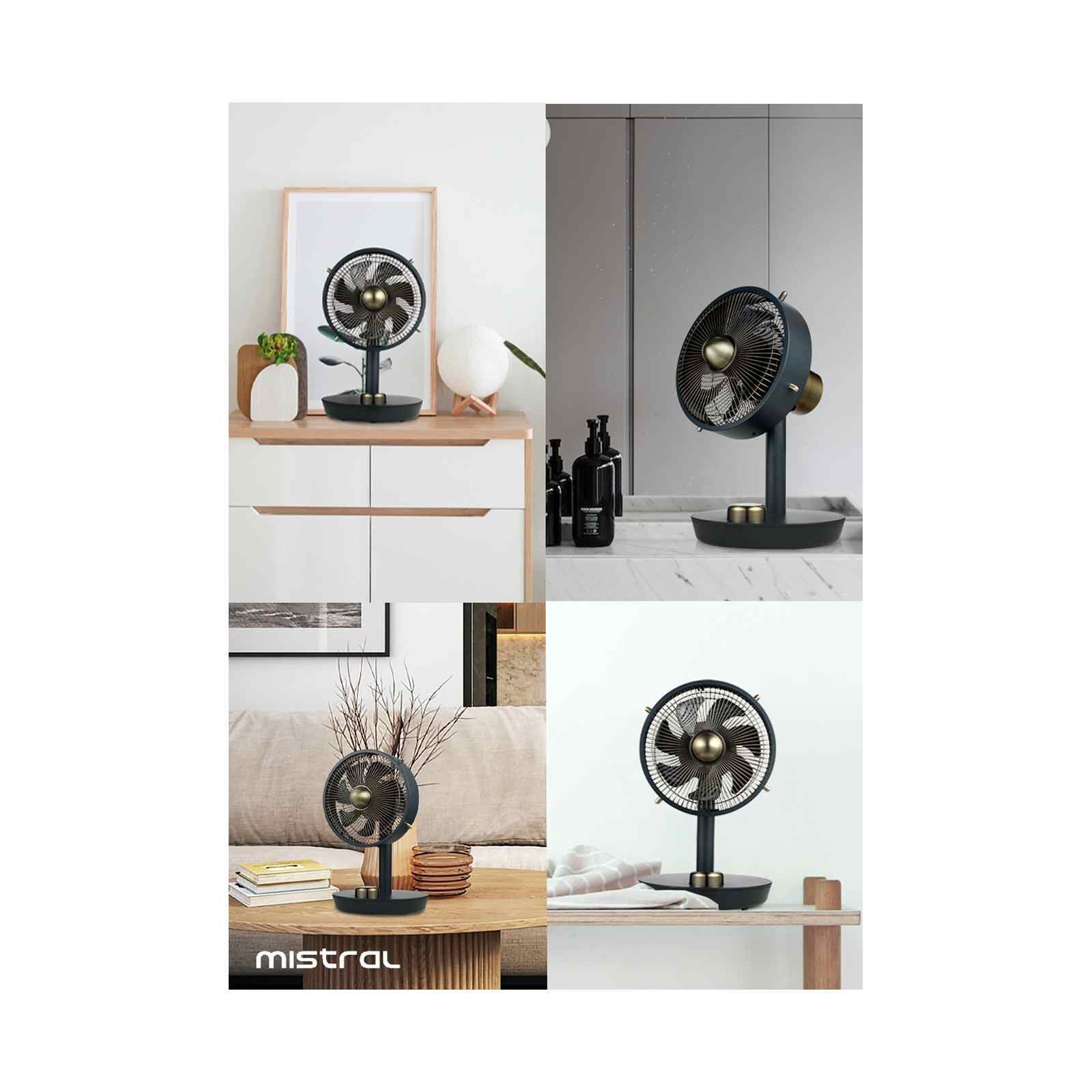 MISTRAL 8 In Table Fan -black MMTF08K-image 5