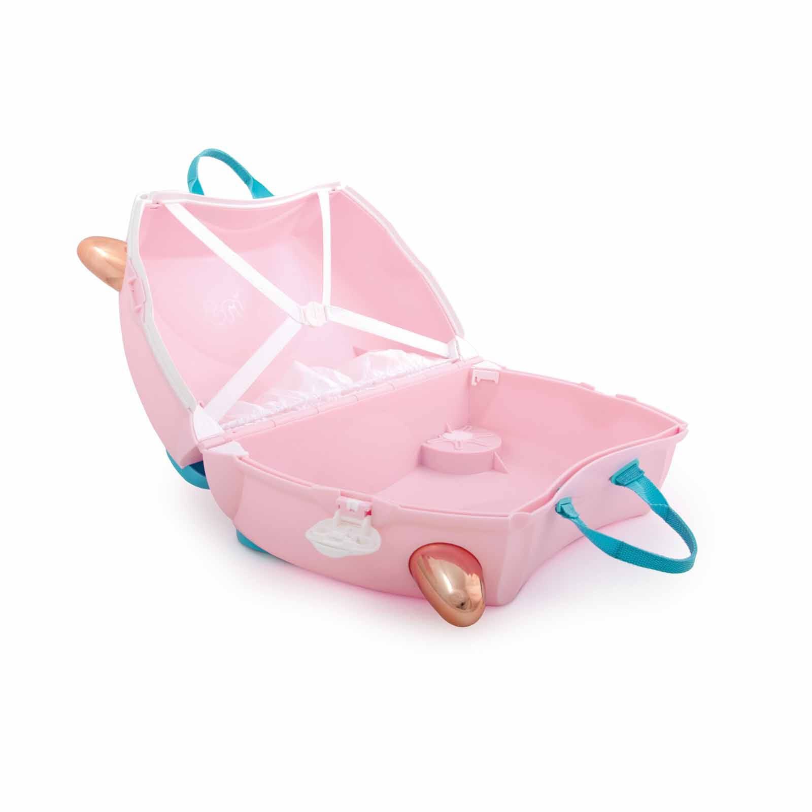 TRUNKI Ride On Luggage - Flossi Flamingo TR0353-GB01-image 5