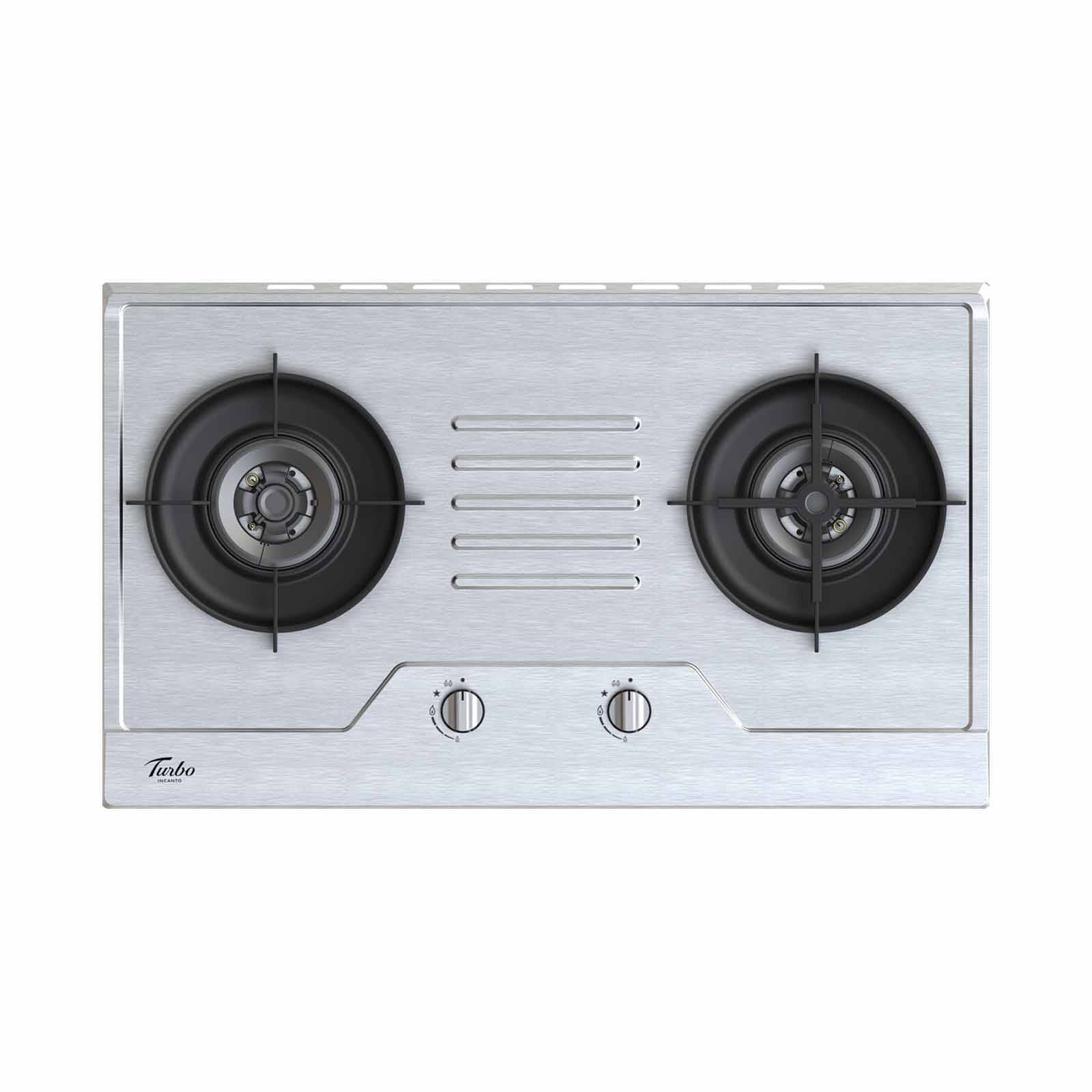 TURBO Built-in 2 Burner Stainless Steel Hob (86cm) (exclude Installation) TC222SS-image 1