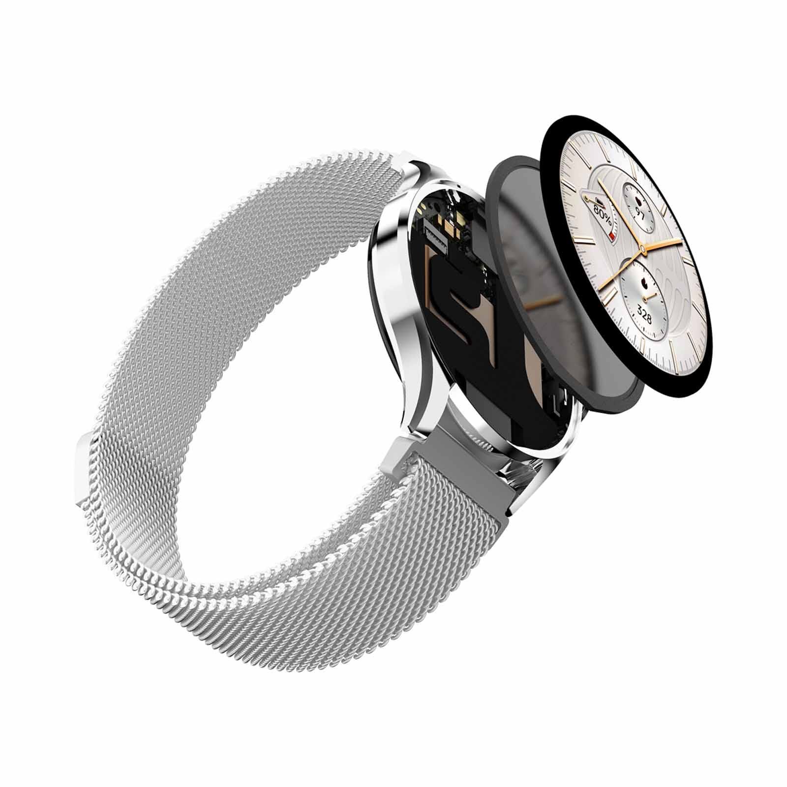 HIFUTURE Aura2 - Silver Women Smartwatch With Heart Rate Function HSSW18SL-image 2