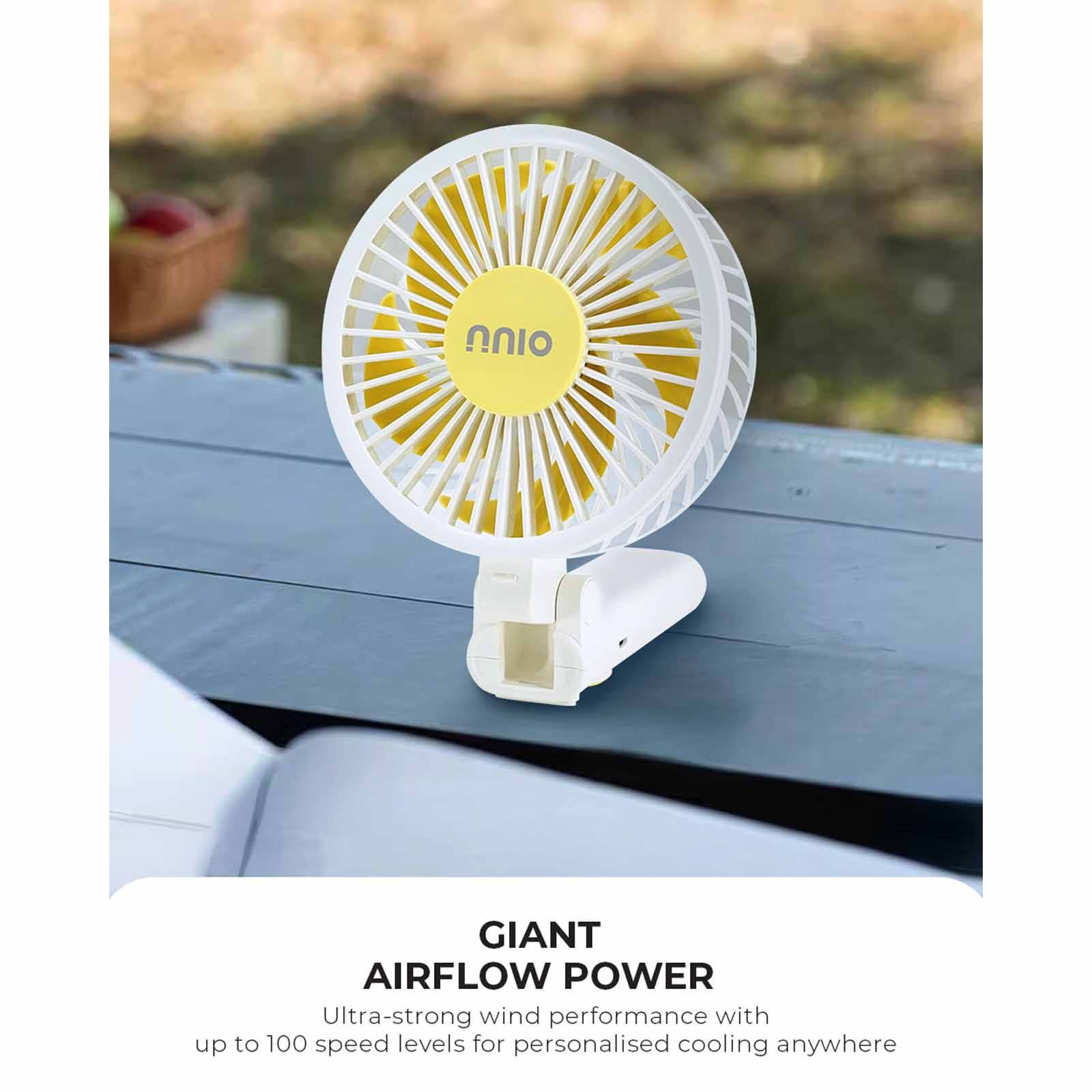 NNIO 2-in-1 High Speed Giant Portable Handheld Fan U-PRO MAX-image 9