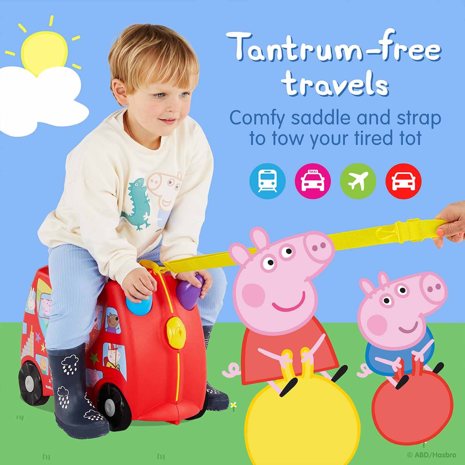 TRUNKI Ride On Luggage - Peppa Pig TR0064-GB01-image 3