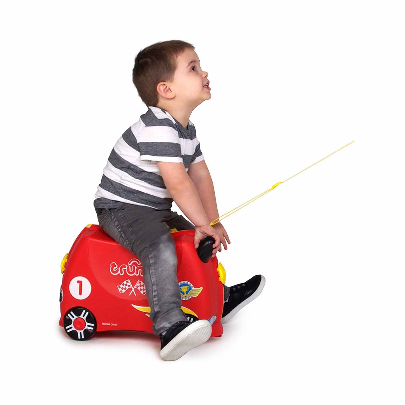 TRUNKI Ride On Luggage - Rocco Race Car TR0321-GB01-image 3
