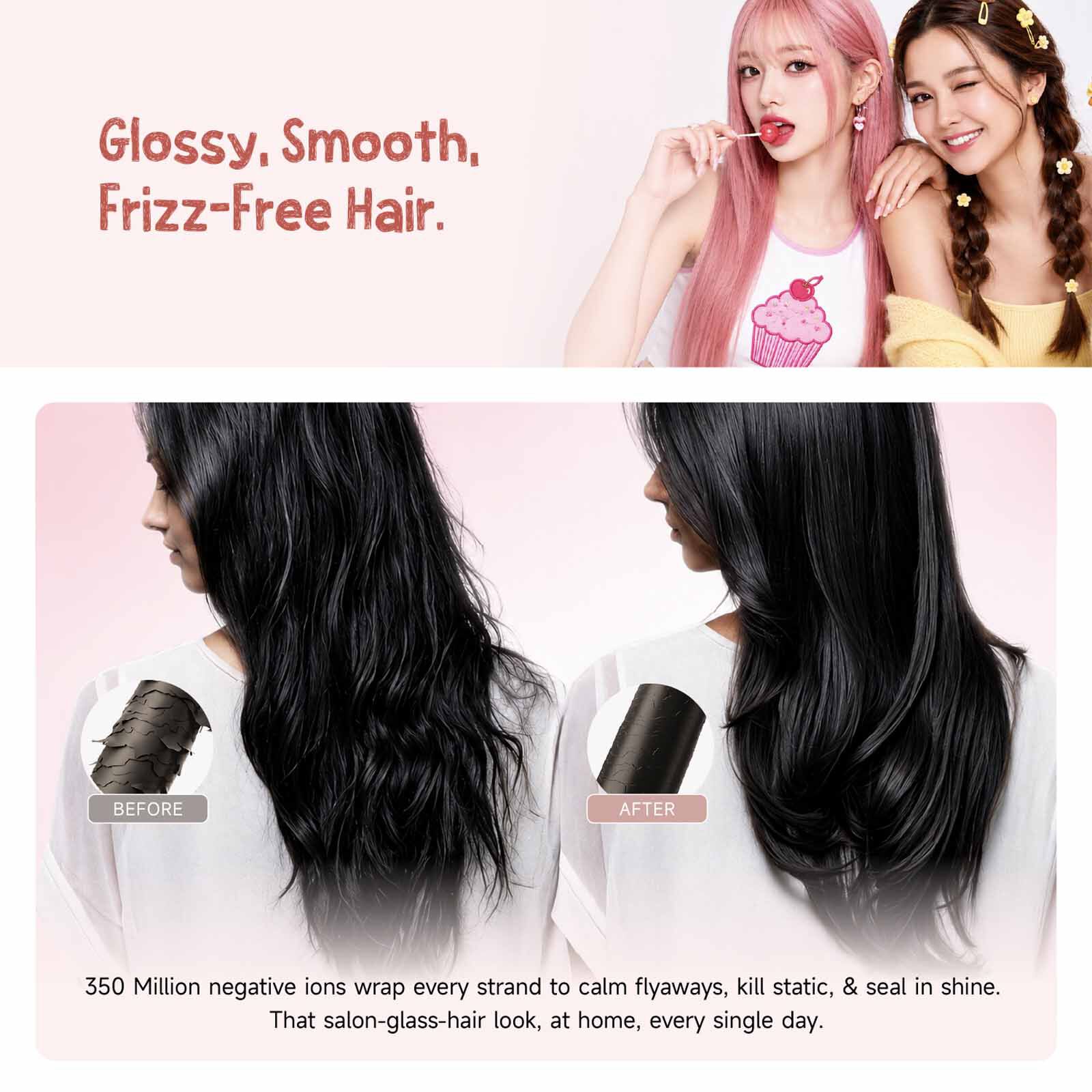 DREAME Pocket Cake High-speed Hair Dryer - Grape Mousse Purple DM-CKHPKET-PP-image 6