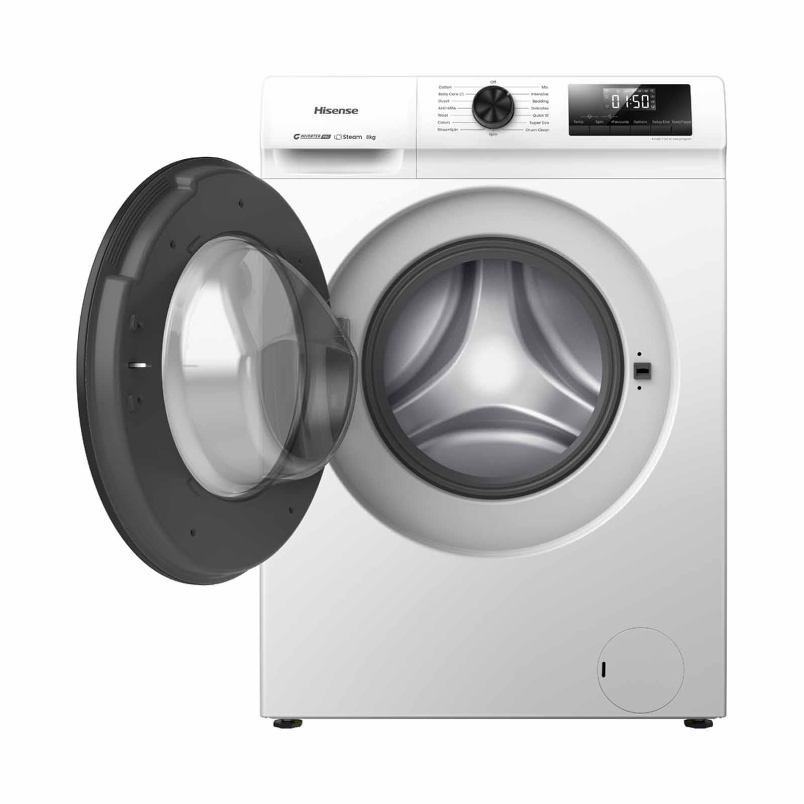 HISENSE Front Load Washer (8kg) WF80N1-image 2