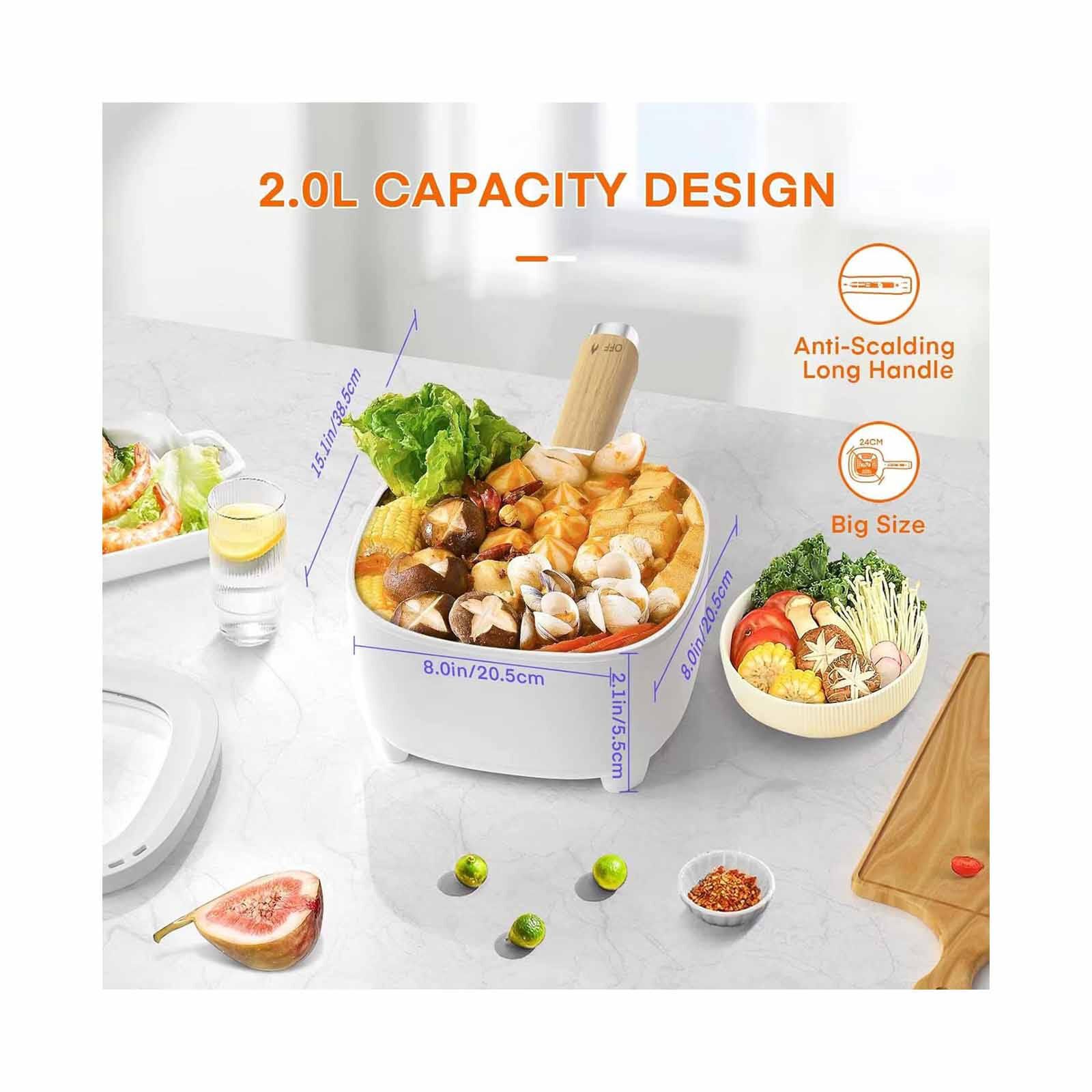 CORNELL Mini Multi-cooker Kettle (2.0l) CMCS20W-image 5