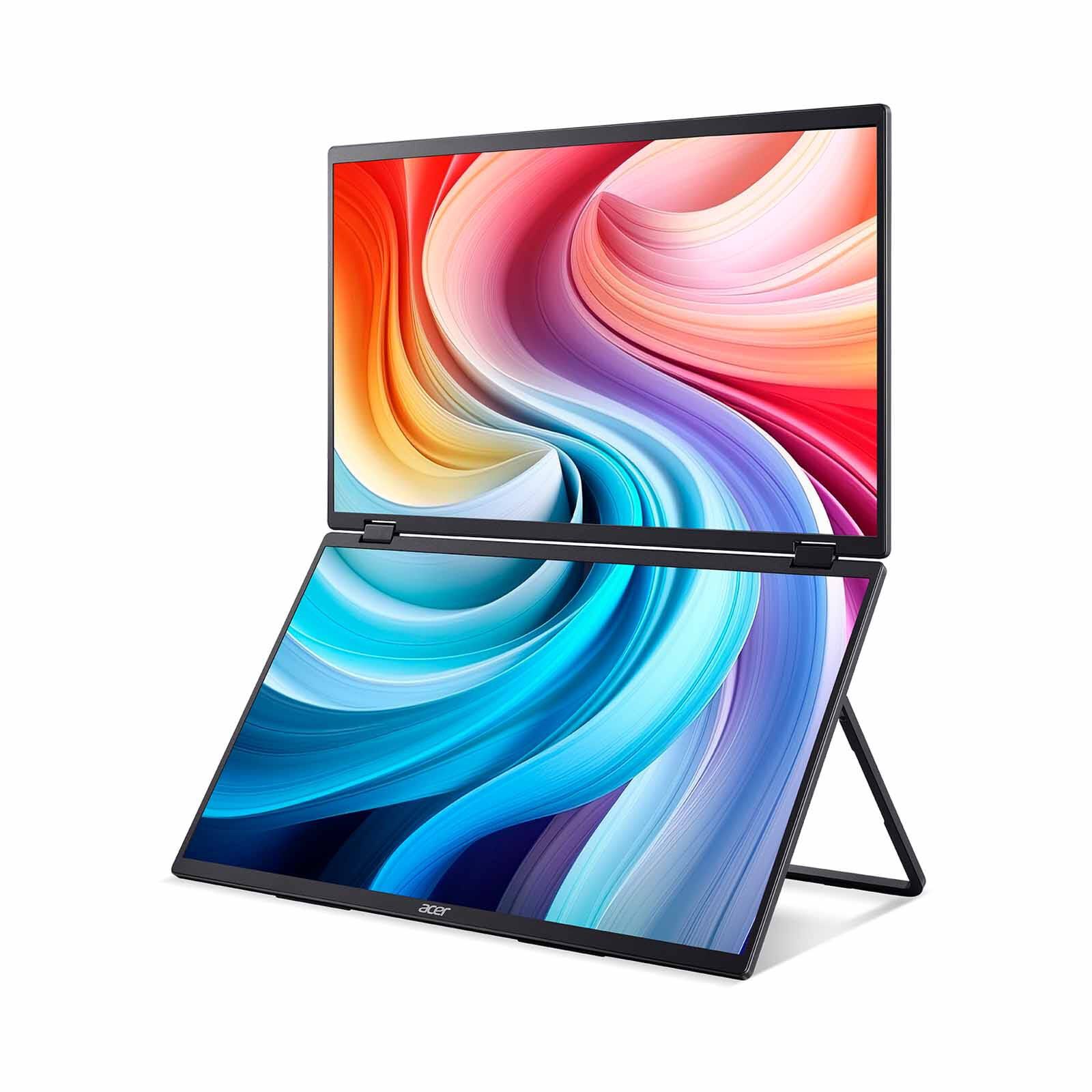ACER 18.5in Fhd Led Monitor - Dual Screen (bottom Touch) PD193QT E-image 2