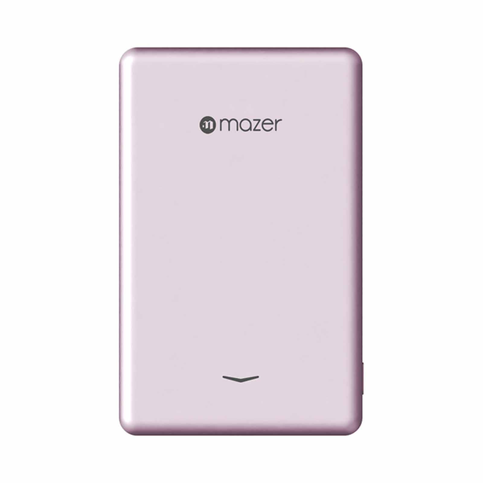 MAZER Qi2 Compatible 15w 5000mah, Usb-c Pd20w, Ultra Slim Power Bank-pink M-MAGAIR19-PK