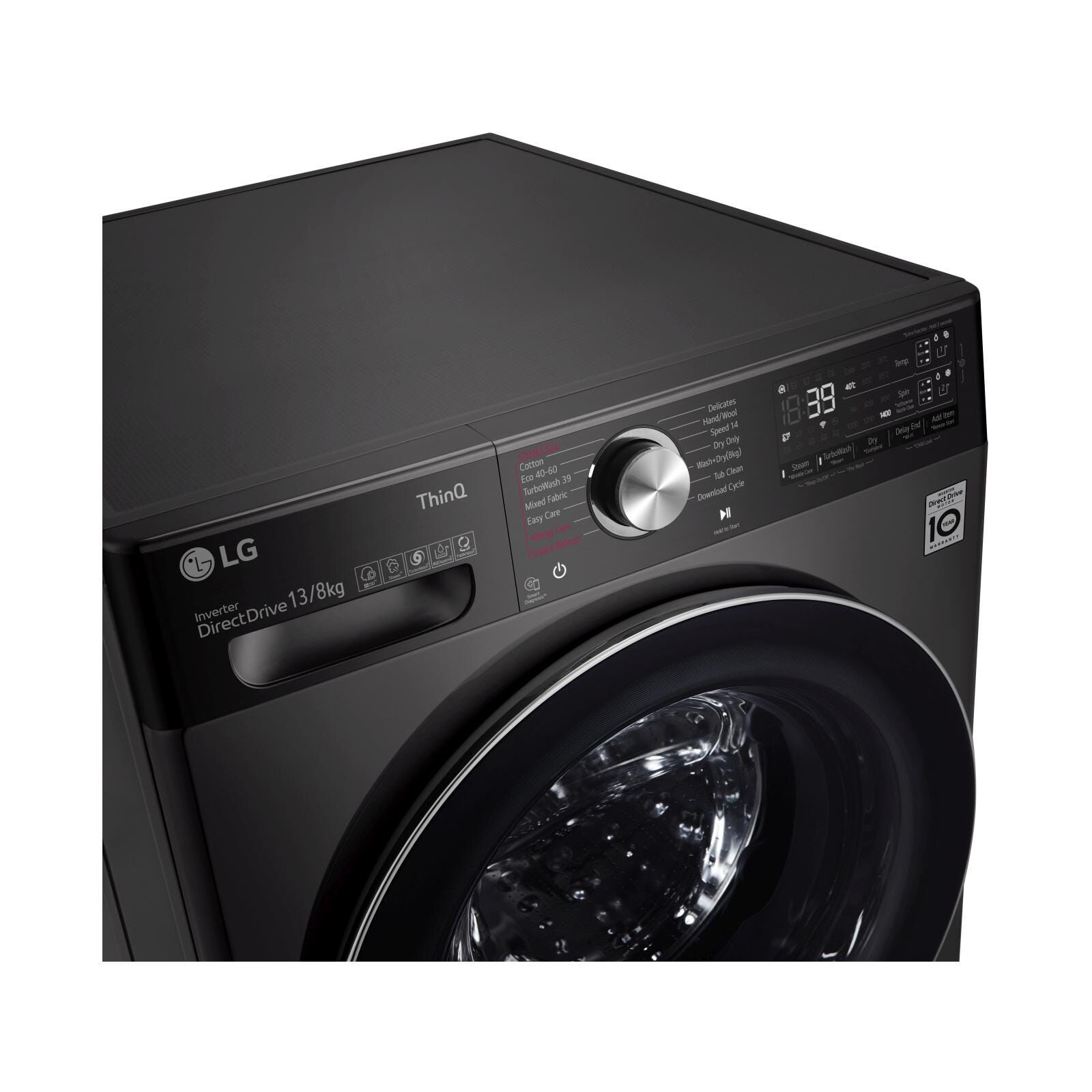 LG Front Load Washer And Dryer (13kg/8kg) FV1413H2BA-image 3