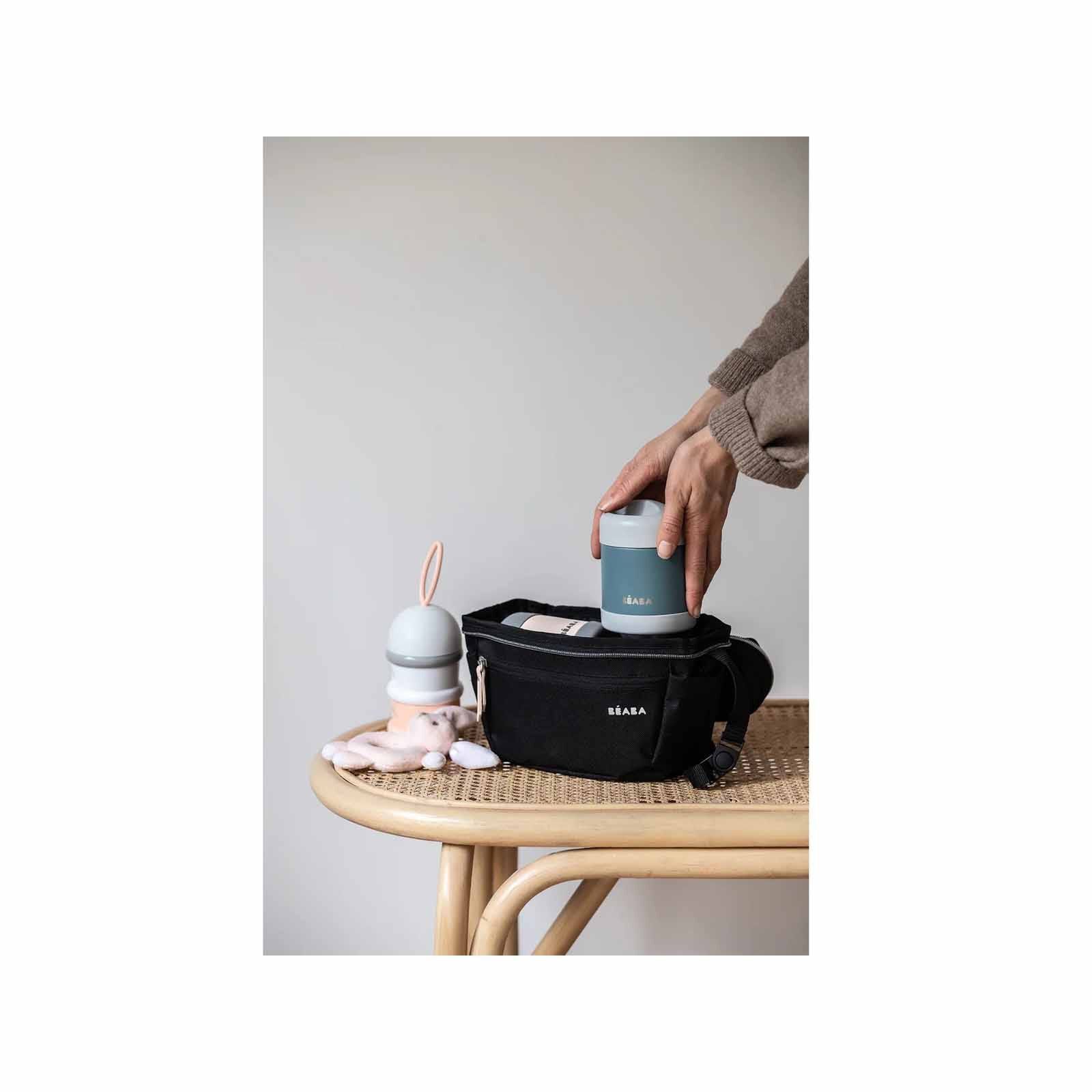 BEABA Expendable Stroller Organizer Bag - Black & Lilys (online) BIARRITZ-image 5