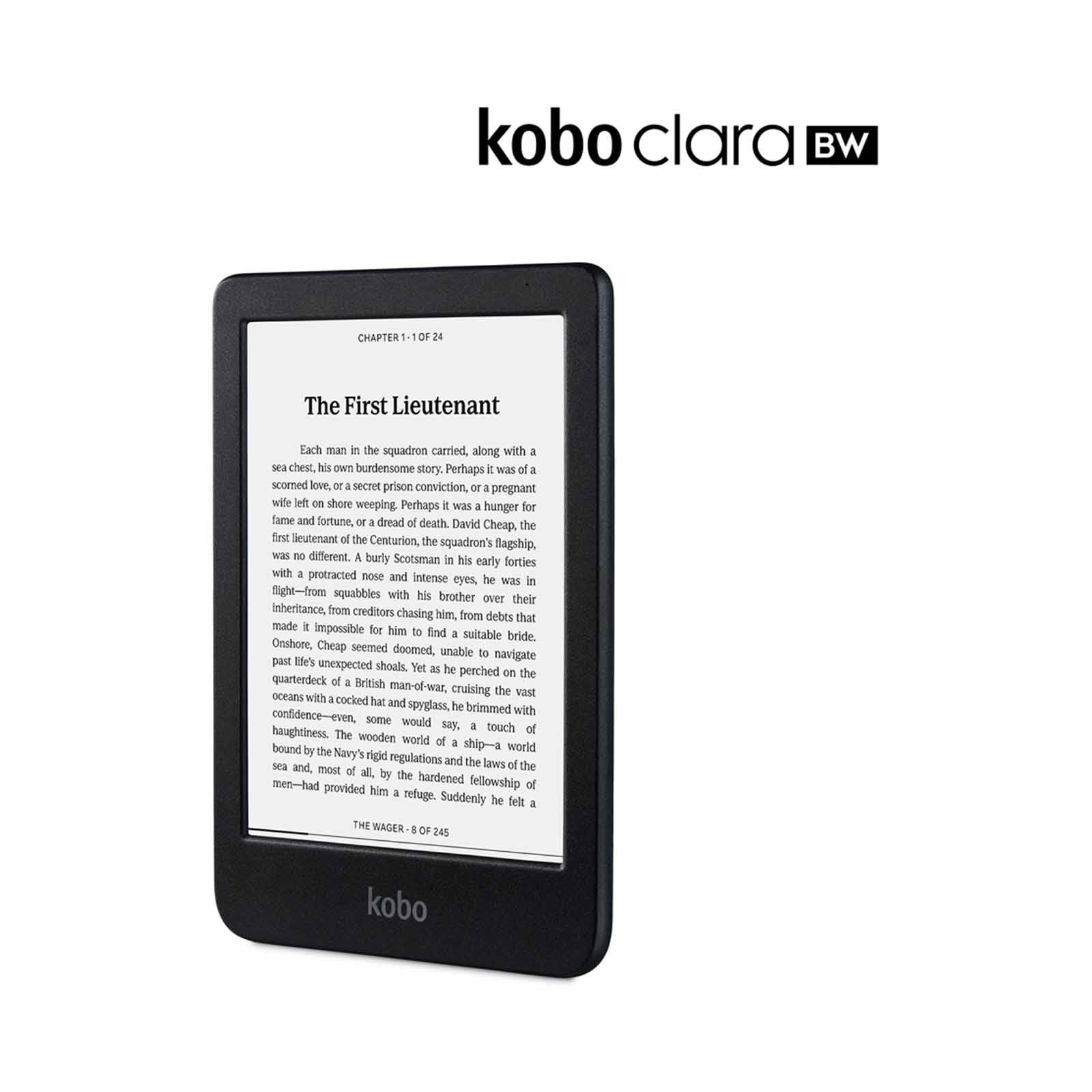 RAKUTEN KO Kobo Clara Black And White (black) Carta 1300 N365-KU-BK-K-EP-image 3