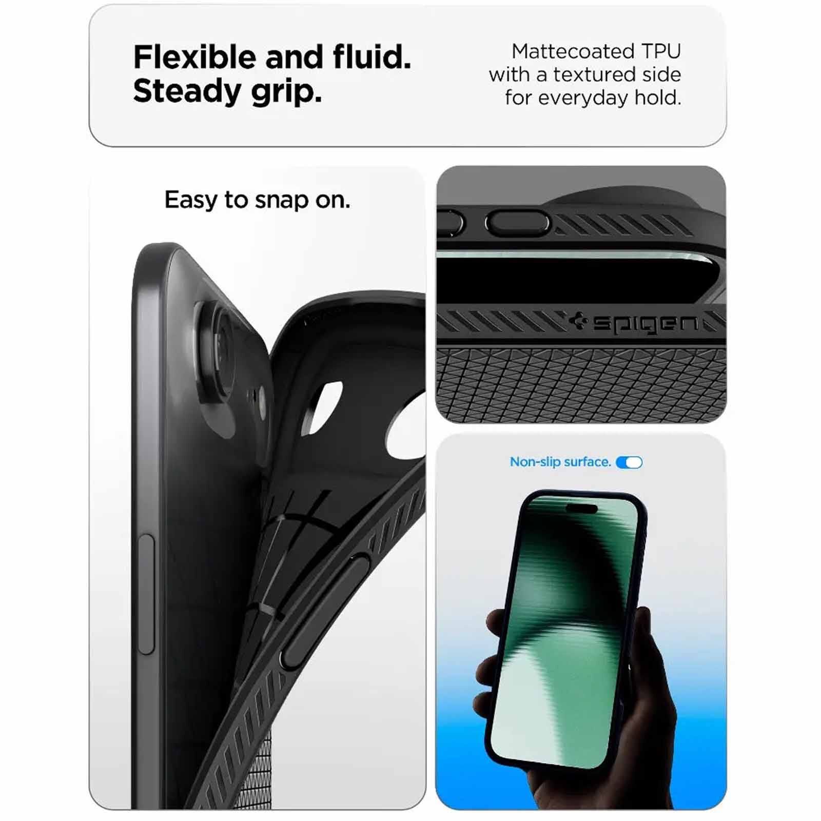 SPIGEN Iphone 17 Air Liquid Air Matte Black ACS10302-image 4