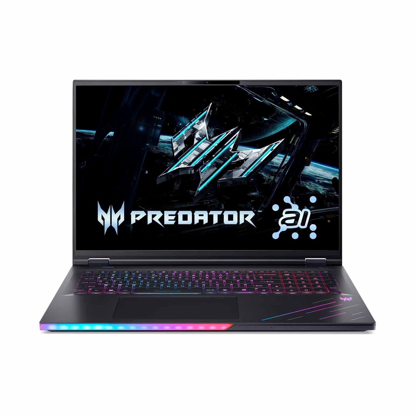 ACER 18in Intel Core Ultra 9 275hx 64gb 2tb Ssd Rtx 5080 Win 11 Home PREDATOR HELIOS 18 AI PH18-73-95FD (BLACK)-image 1