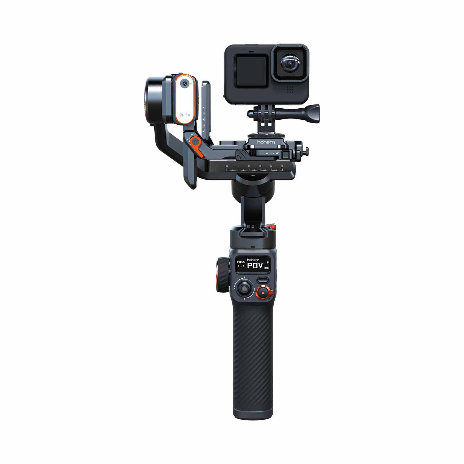 HOHEM Isteady Mt2 Camera Gimbal W/ Magnetic Fill Light & Ai Tracking Module HT-ISTEADY MT2 KIT-image 4