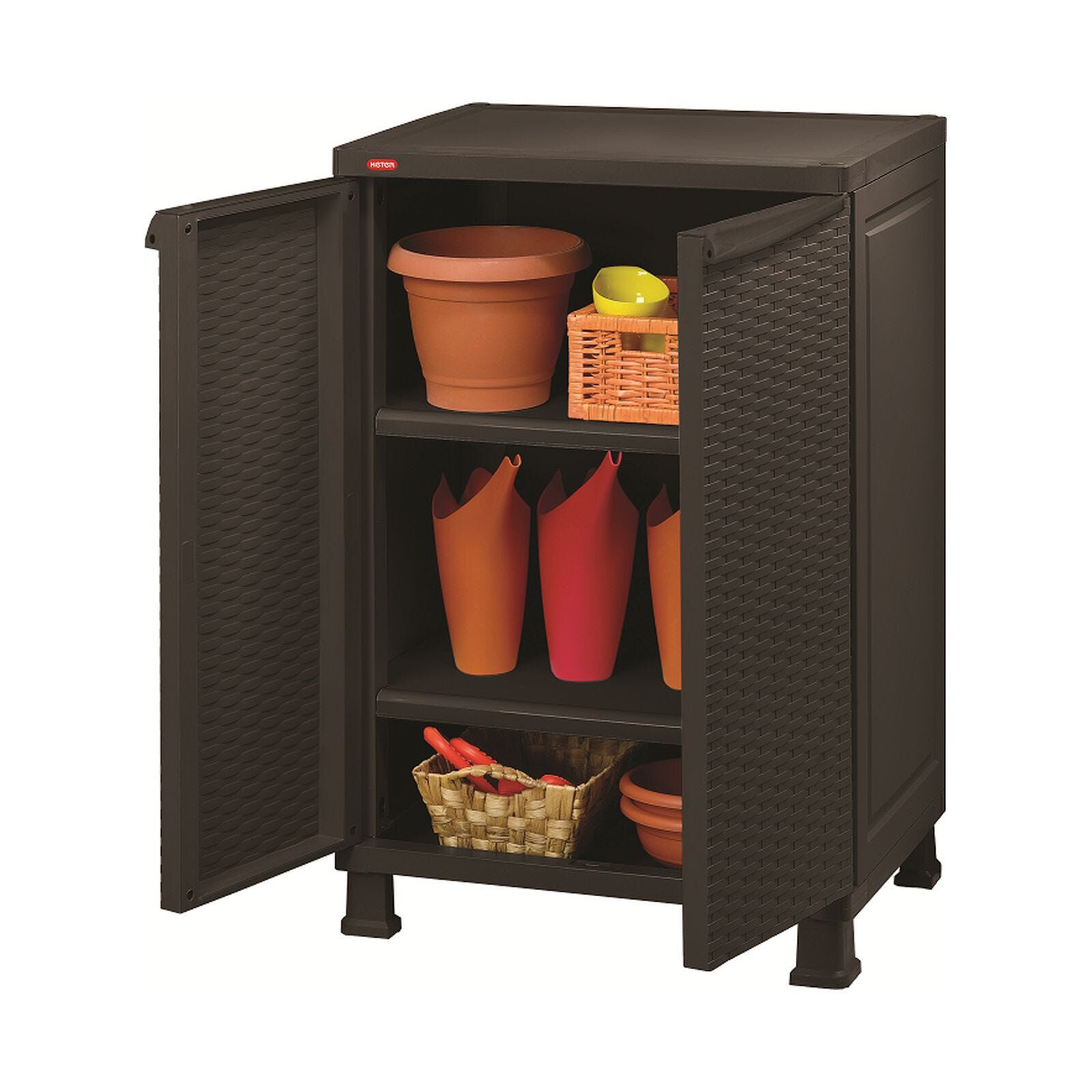 KETER Rattan Wall And Base W Legs 65x45x99cm D-KT-73-9529-image null