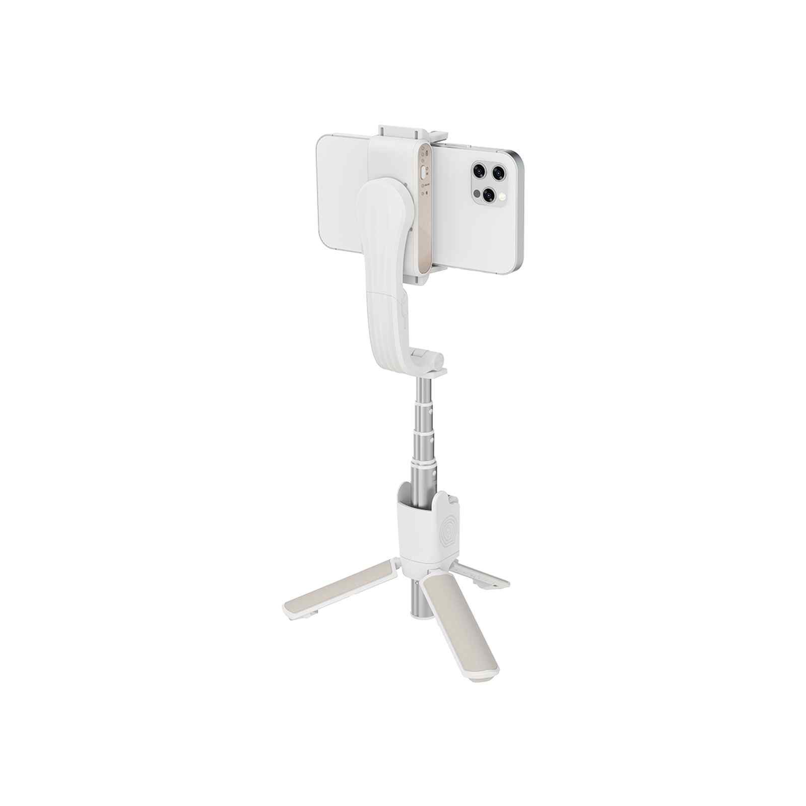 HOHEM Isteady Q Smart Selfie Stick 360&deg; Rotation Tracking White HT-ISTEADY Q-WHITE-image 4