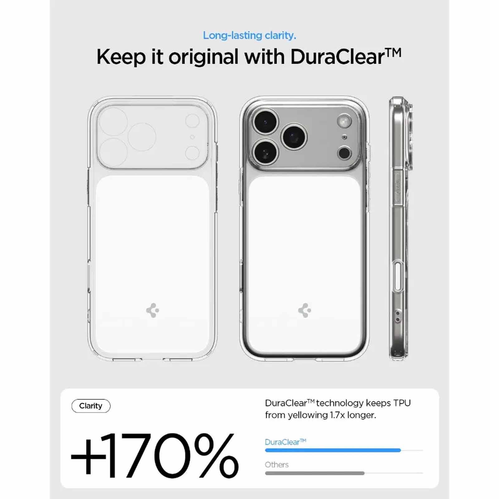 SPIGEN Iphone 17 Pro Ultra Hybrid T Magfit Clear White ACS10344-image 3