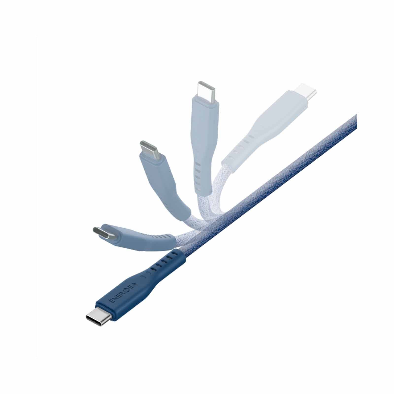 ENERGEA Flow C-c Cable 480mbps, 240w With Mct 1.5m -blue CBL-FLCC-BLU150M-image 3