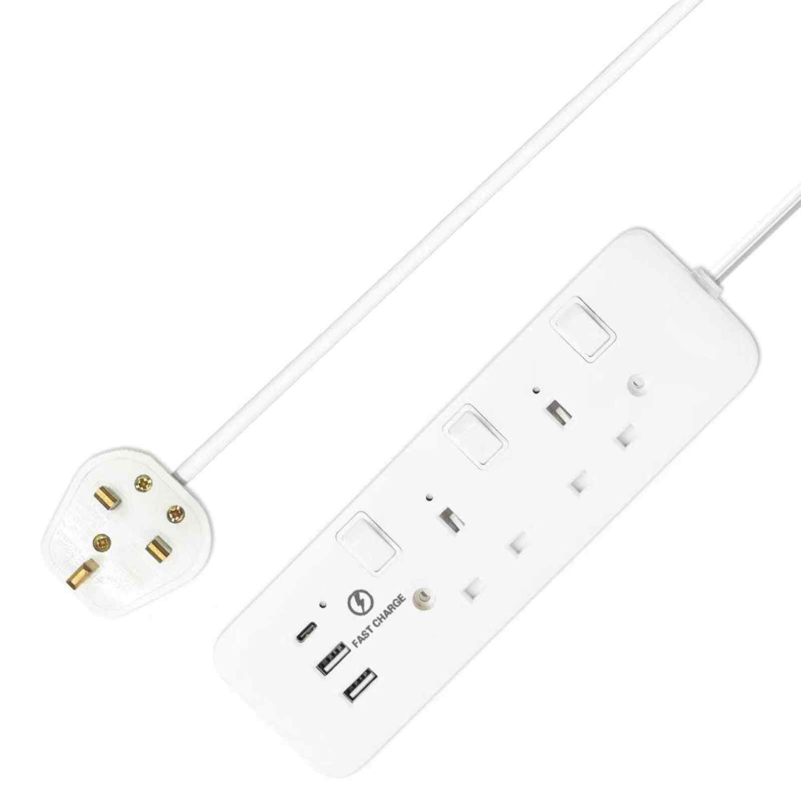 MORRIES 2 Way (3m) Extension Cord MS2W2U1C/3M-image 1