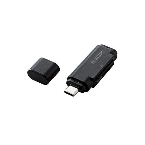 ELECOM Usb-c Card Reader Stick Type Black MR3C-D011BK-image 2