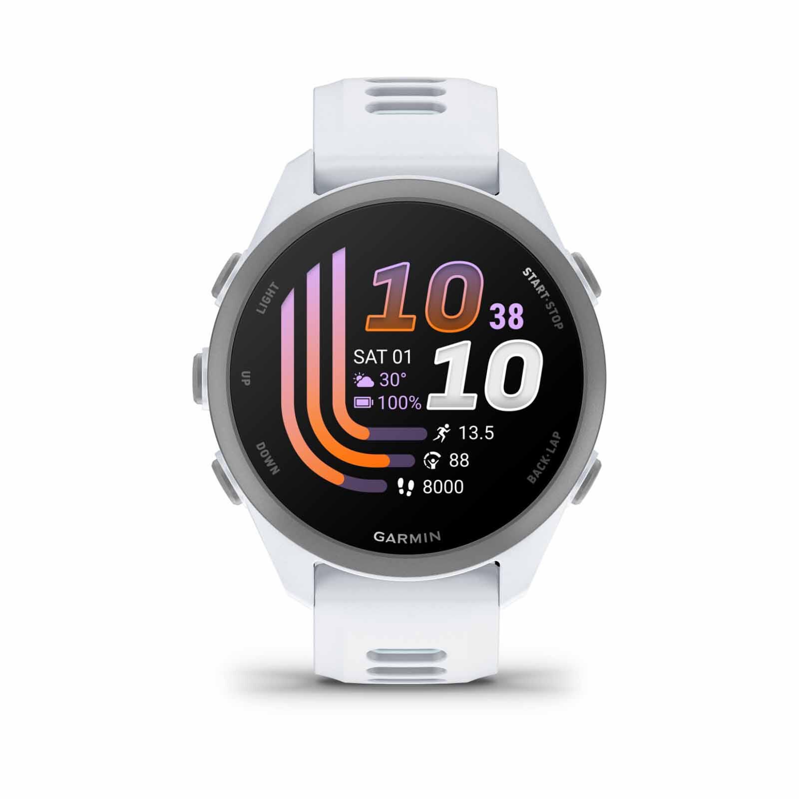 GARMIN Forerunner 170 Music Whitestone/cloud Blue GM-010-03920-53-image 1