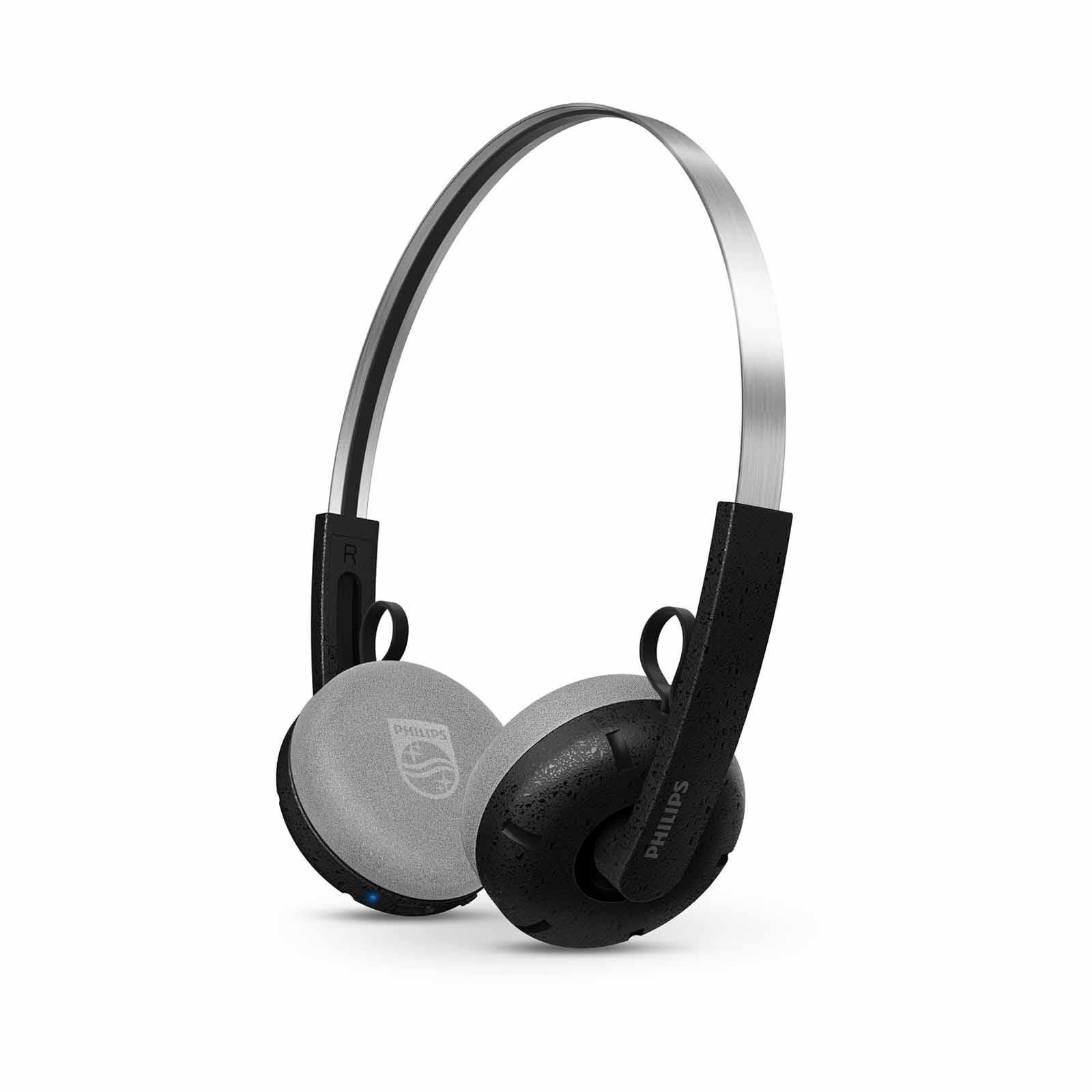 PHILIPS Wireless On-ear Retro Design Headphones - Black TAH2000BK/97