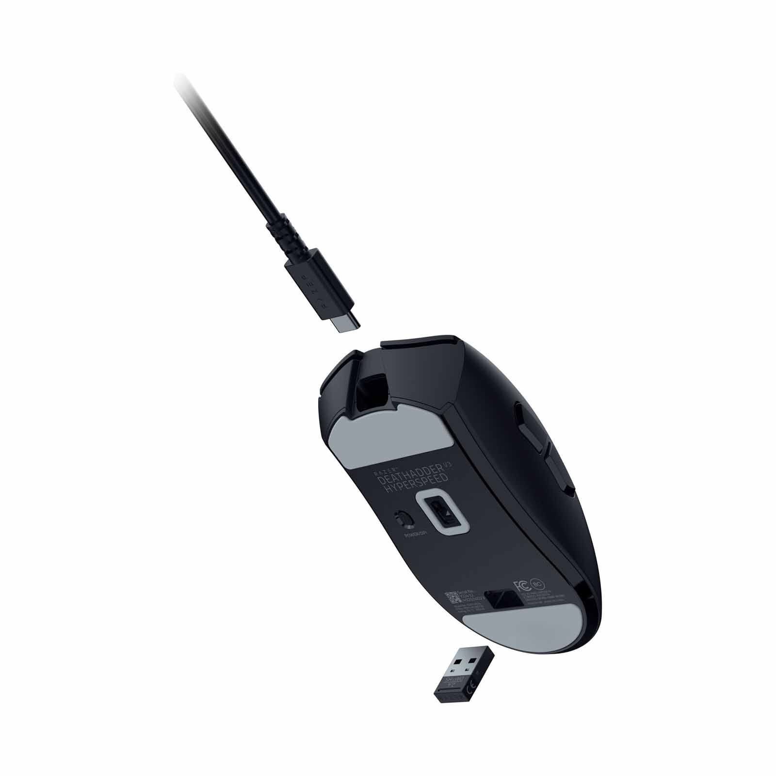RAZER Deathadder V3 Hyperspeed - Wireless Esports Gaming Mouse - Ap Packaging RZ01-05140100-R3A1-image 3