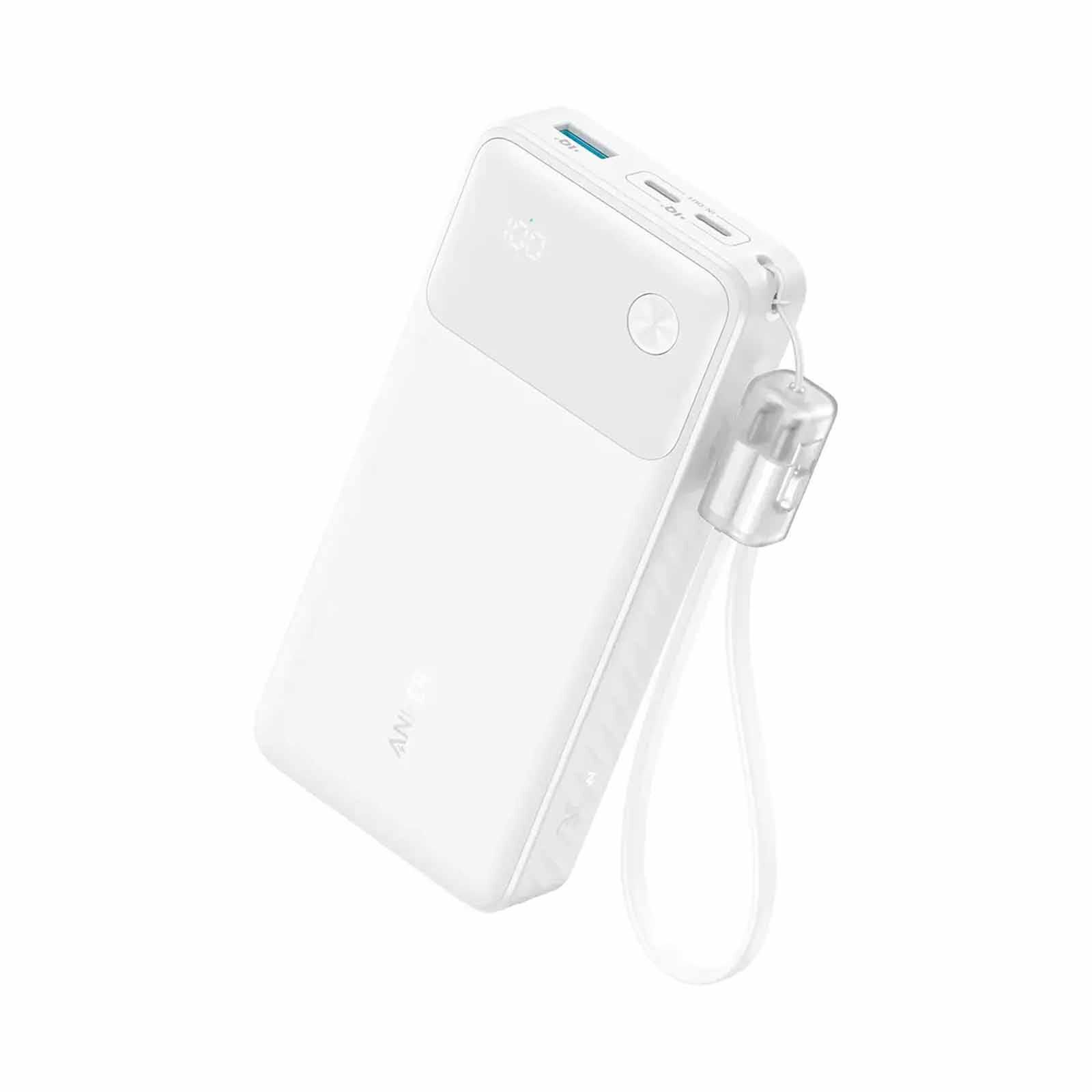 ANKER Powerbank Powercore 20k 30w With Usb C Cable White A1384H21-image 1