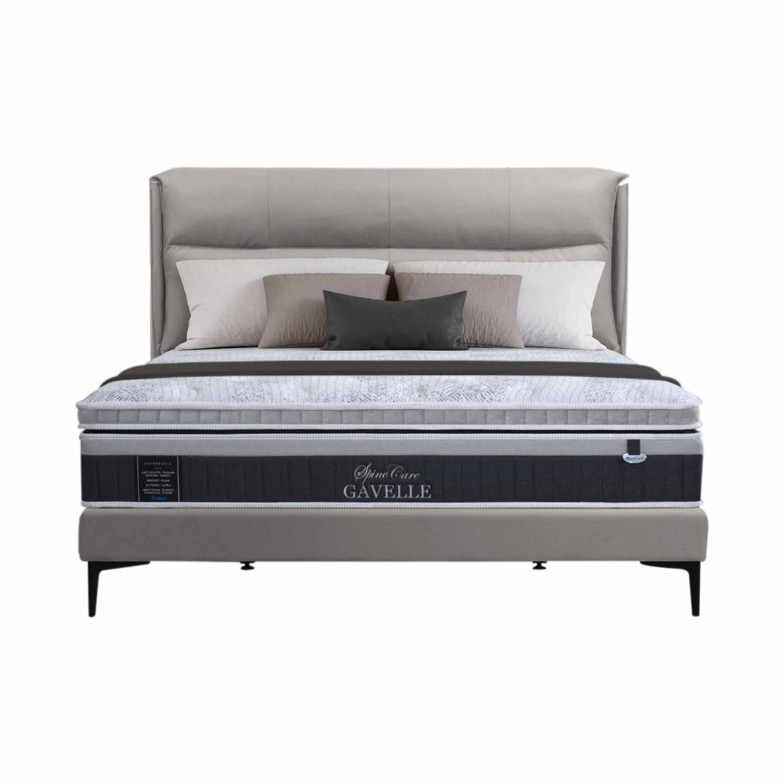 MAXCOIL Queen Size Mattress + Bedframe SPINECARE GAVELLE-image 1