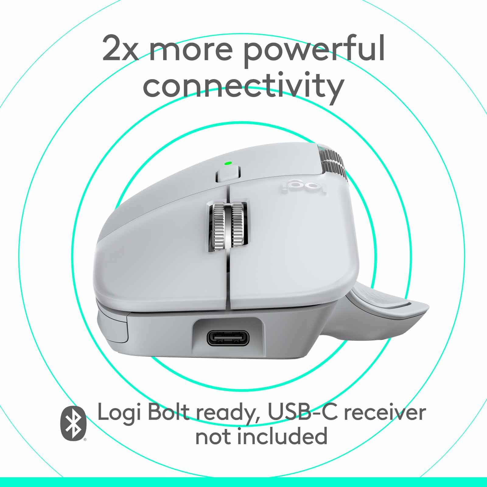 LOGITECH Mx Master 4 For Mac White Silver 910-007578-image 9