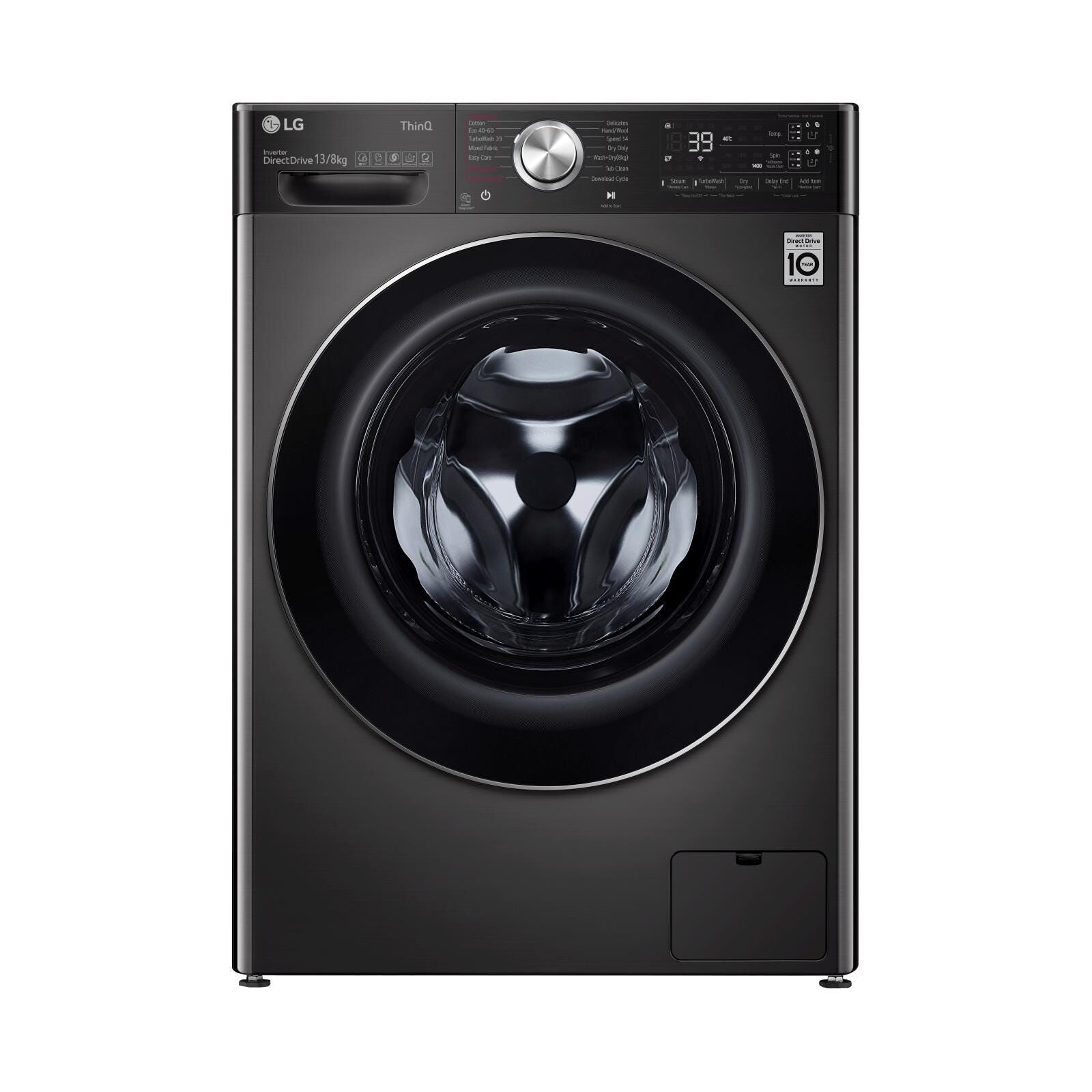 LG Front Load Washer And Dryer (13kg/8kg) FV1413H2BA-image 1