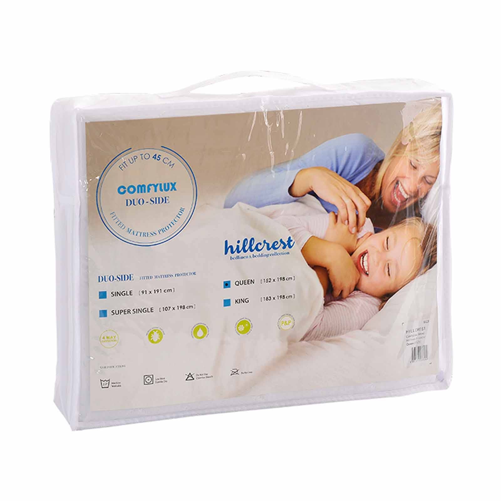 HILLCREST Fitted Mattress Protector Fits Up To 45cm - King (online Exclusive) 6723-image 3