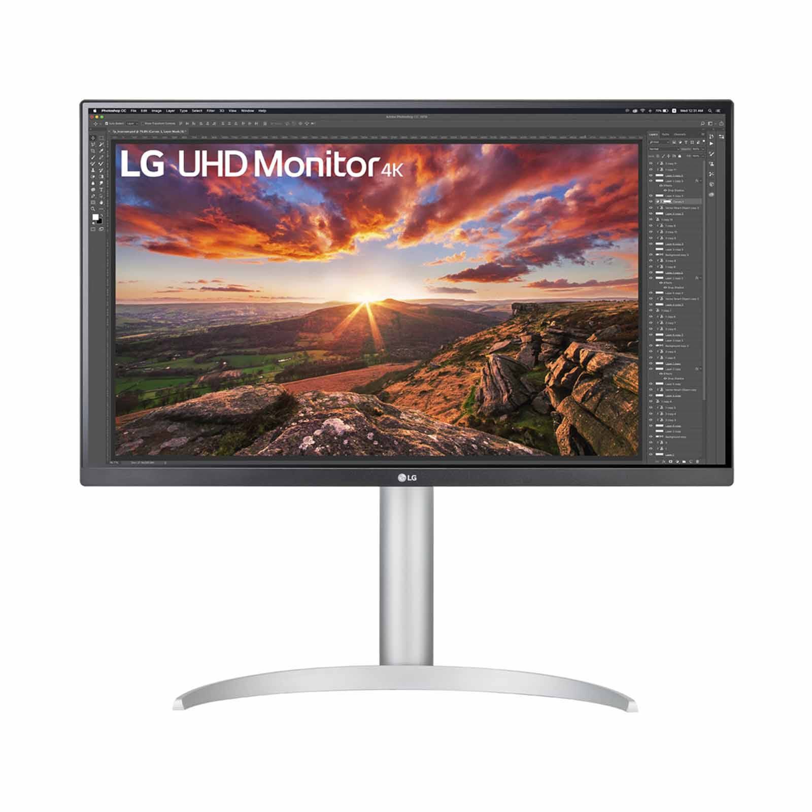 LG 27in Uhd 4k Ips Display Hdr400 Usb Type-c Has Monitor 27UP850K-W-image 1