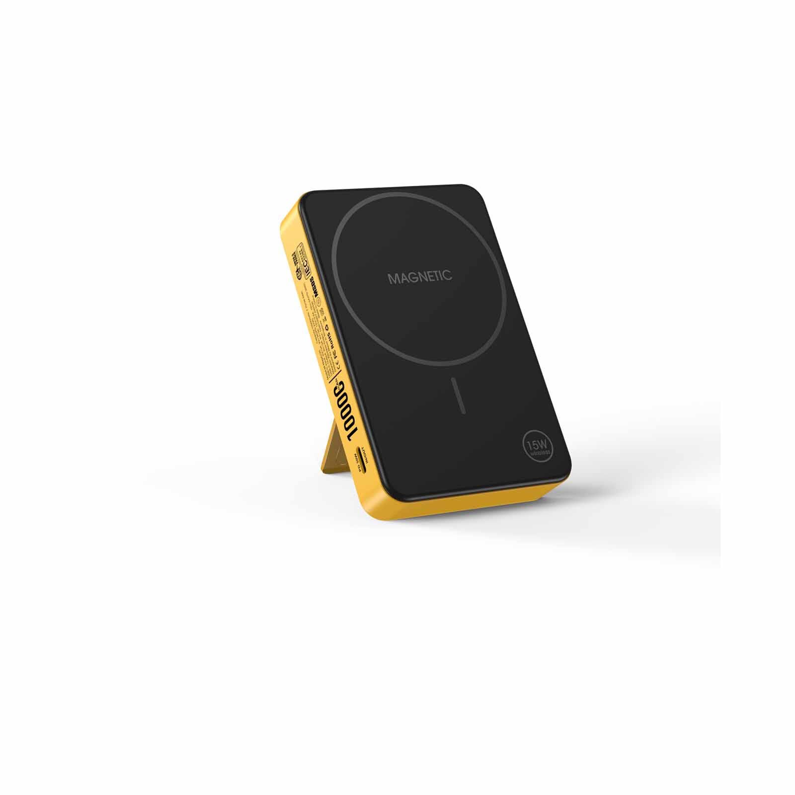 MAZER Magnetic 15w 10,000mah/pd30w With Istand Power Bank-sol M-MAGAIR20-SOL-image 11